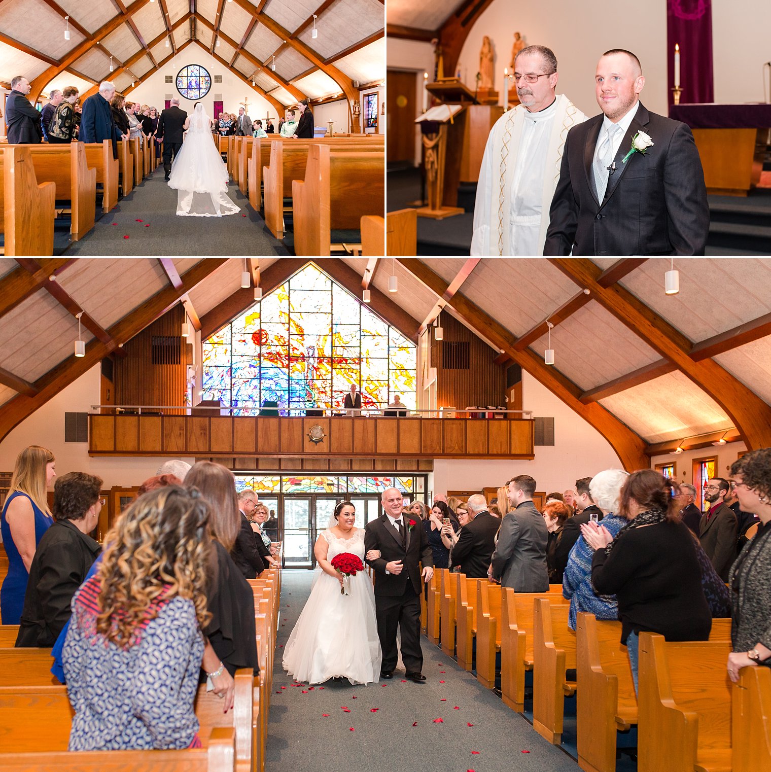 St. Christopher's Church Parsippany NJ Wedding Ceremony