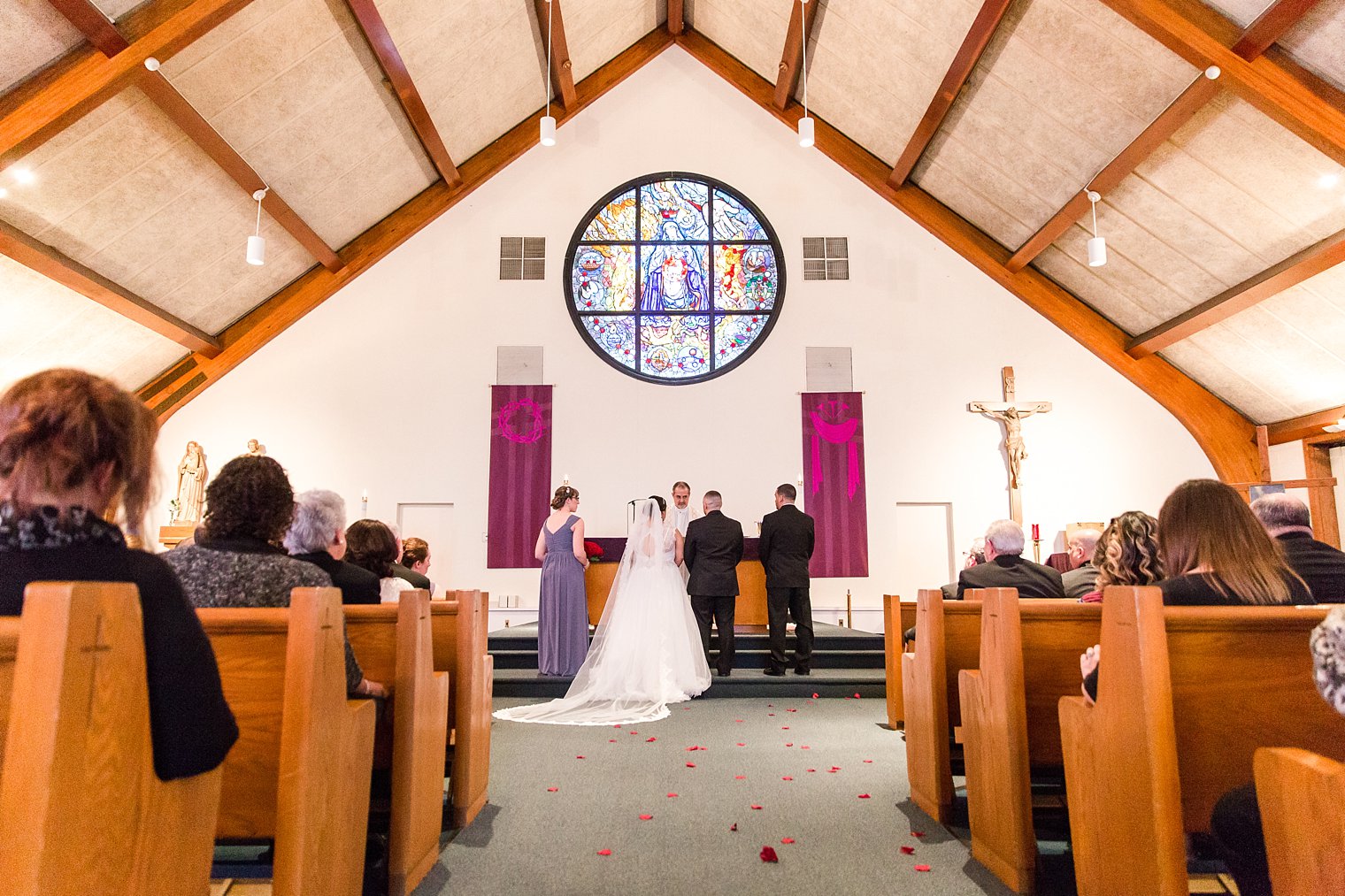 St. Christopher's Church Parsippany NJ Wedding Ceremony