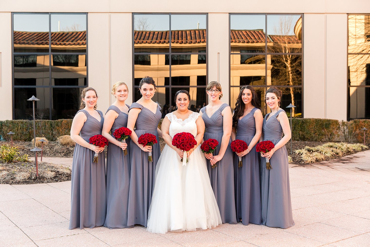 Dolce Basking Ridge Bride Wedding Photo of bridesmaids