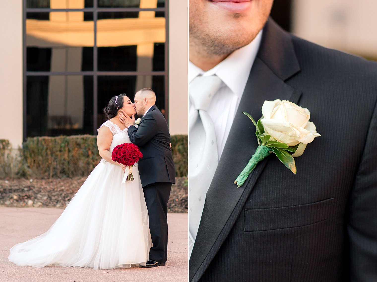 Dolce Basking Ridge Bride Wedding Photos of bride and groom