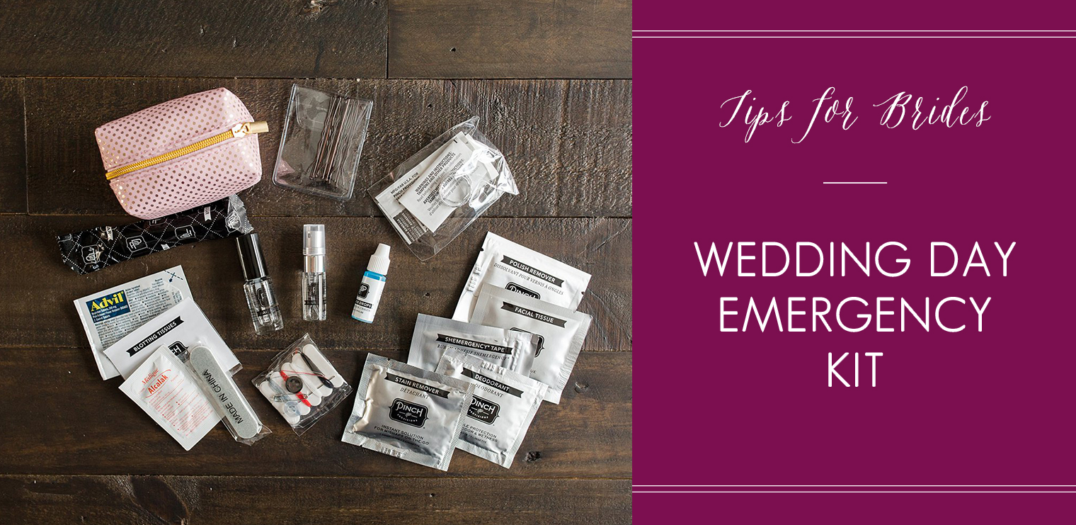 Wedding Day Survival Kit for Brides, Bridesmaids, Groom
