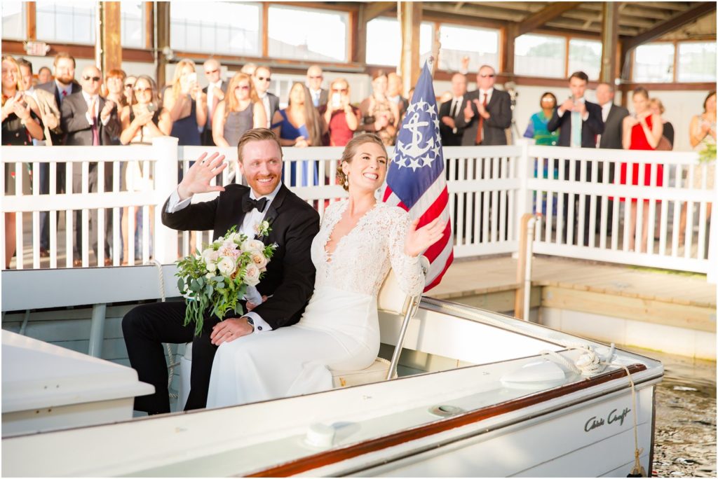 davey's bay yacht club wedding