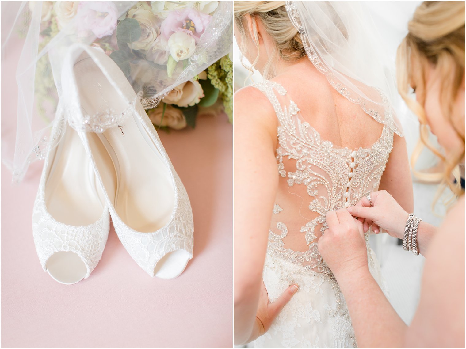 lace wedding details photographed by Idalia Photography for Huntingdon Valley Wedding day