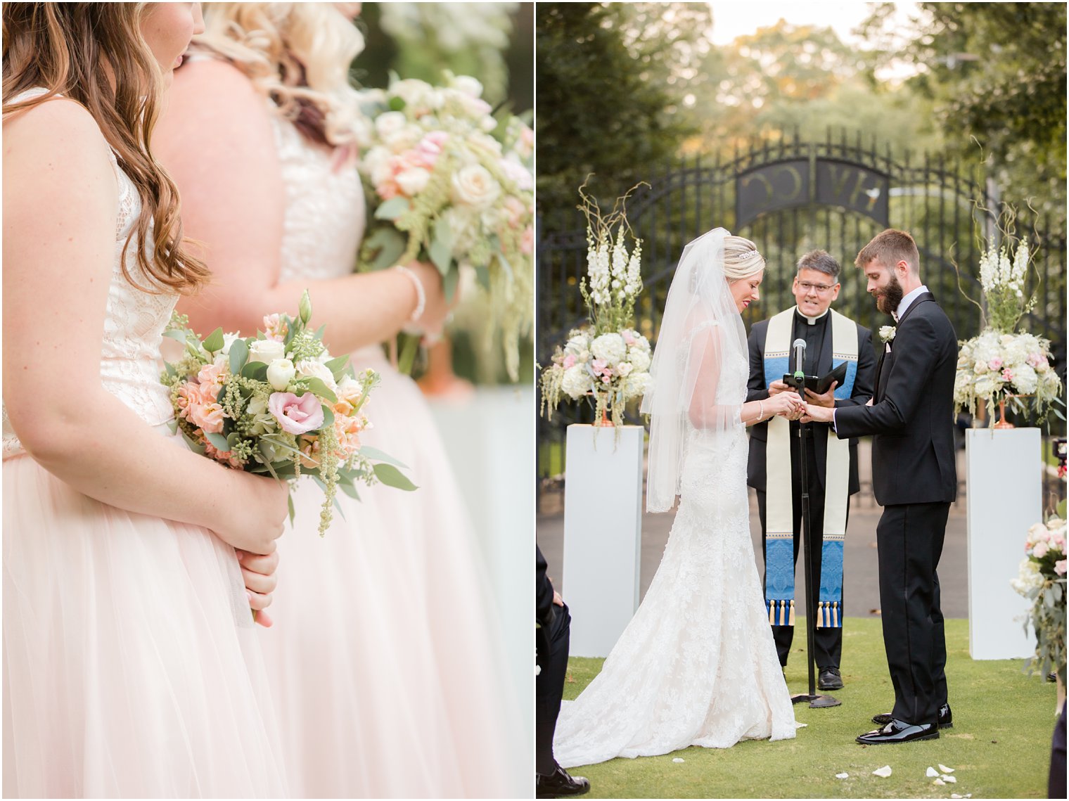 outdoor wedding day at Huntingdon Valley Country Club photographed by Eastern PA wedding photographer Idalia Photography