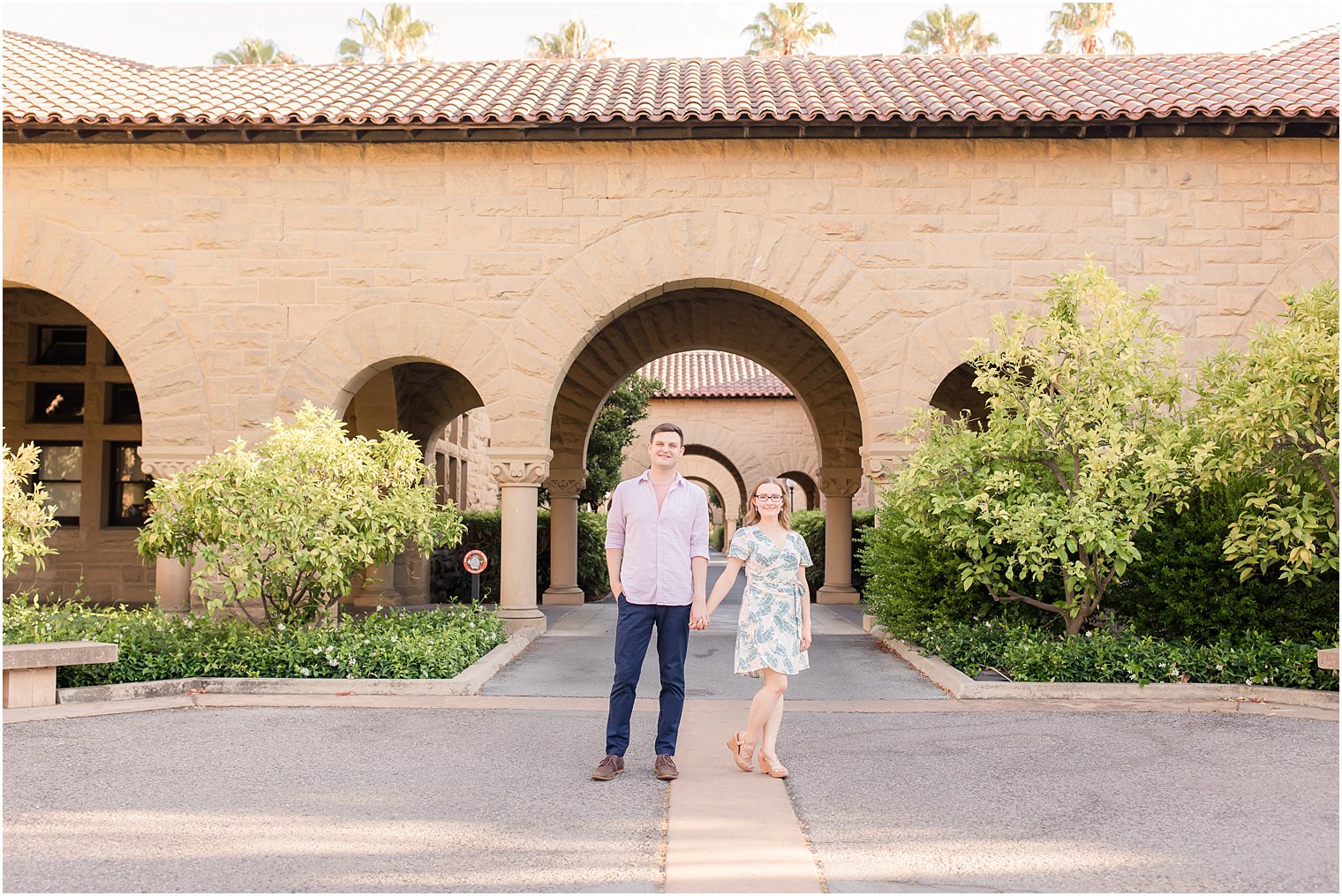 Stanford University engagement photos