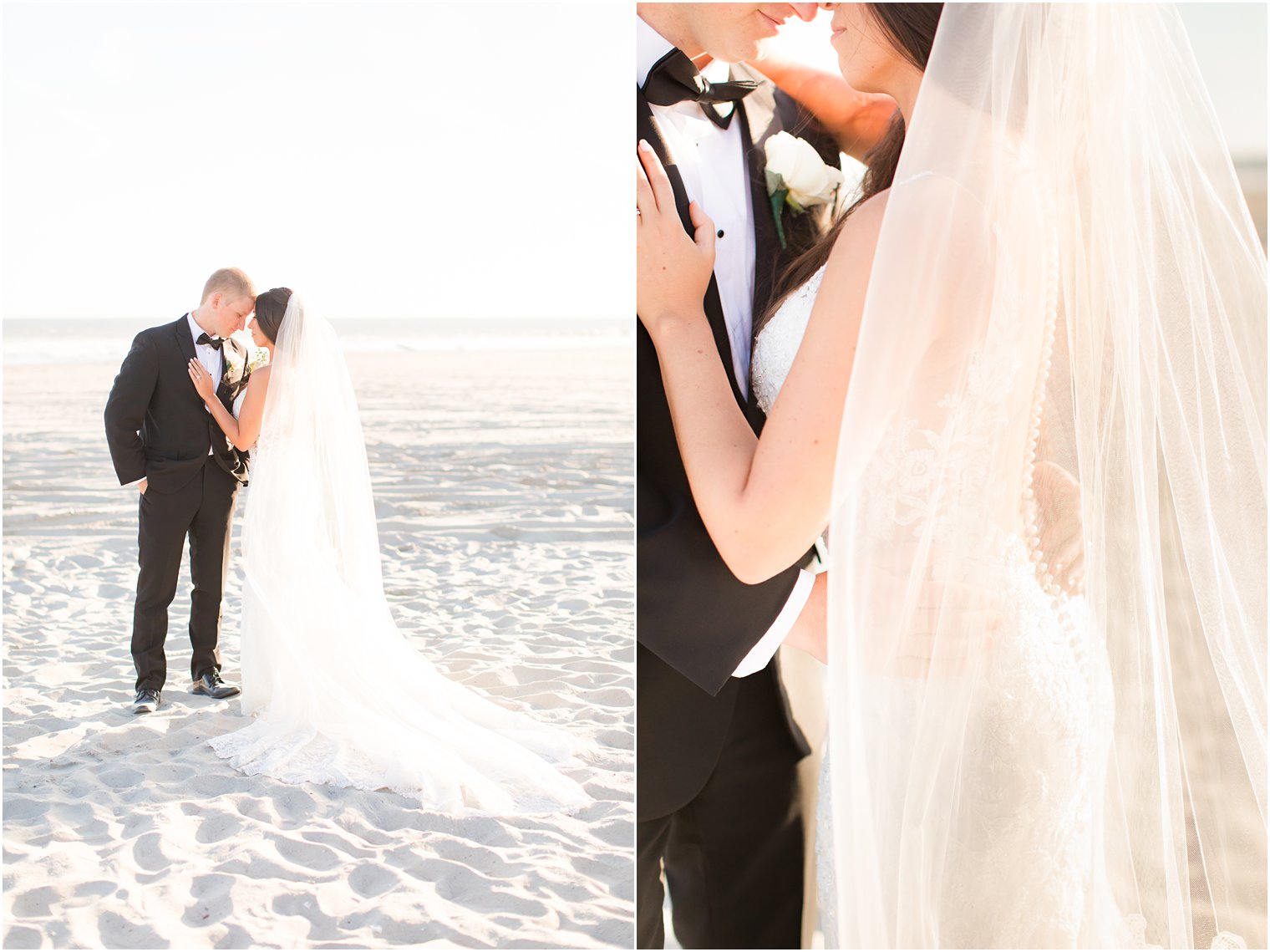 Long Beach Island wedding portraits by Idalia Photography