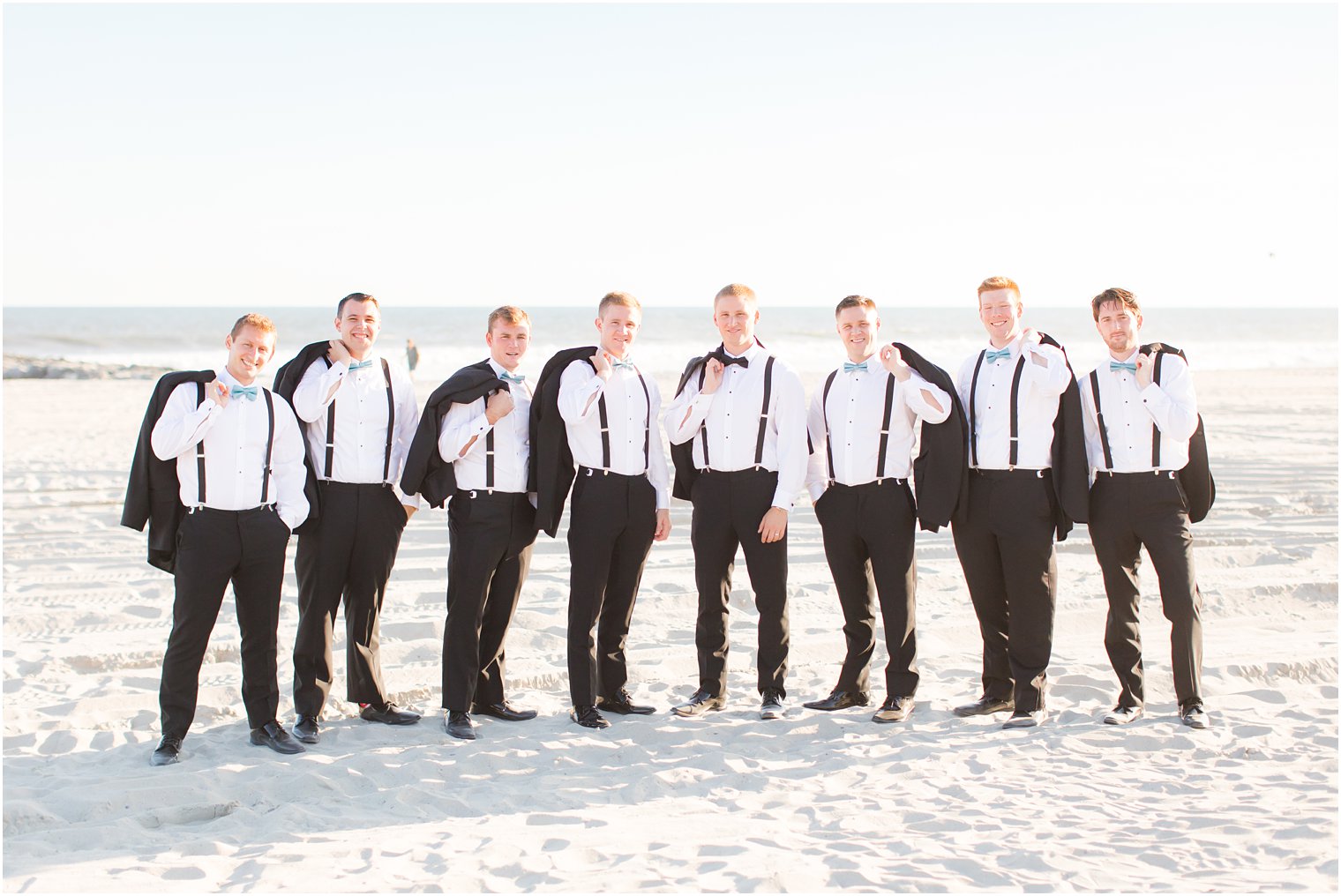 groomsmen portraits for Bridgeview Yacht Club wedding day