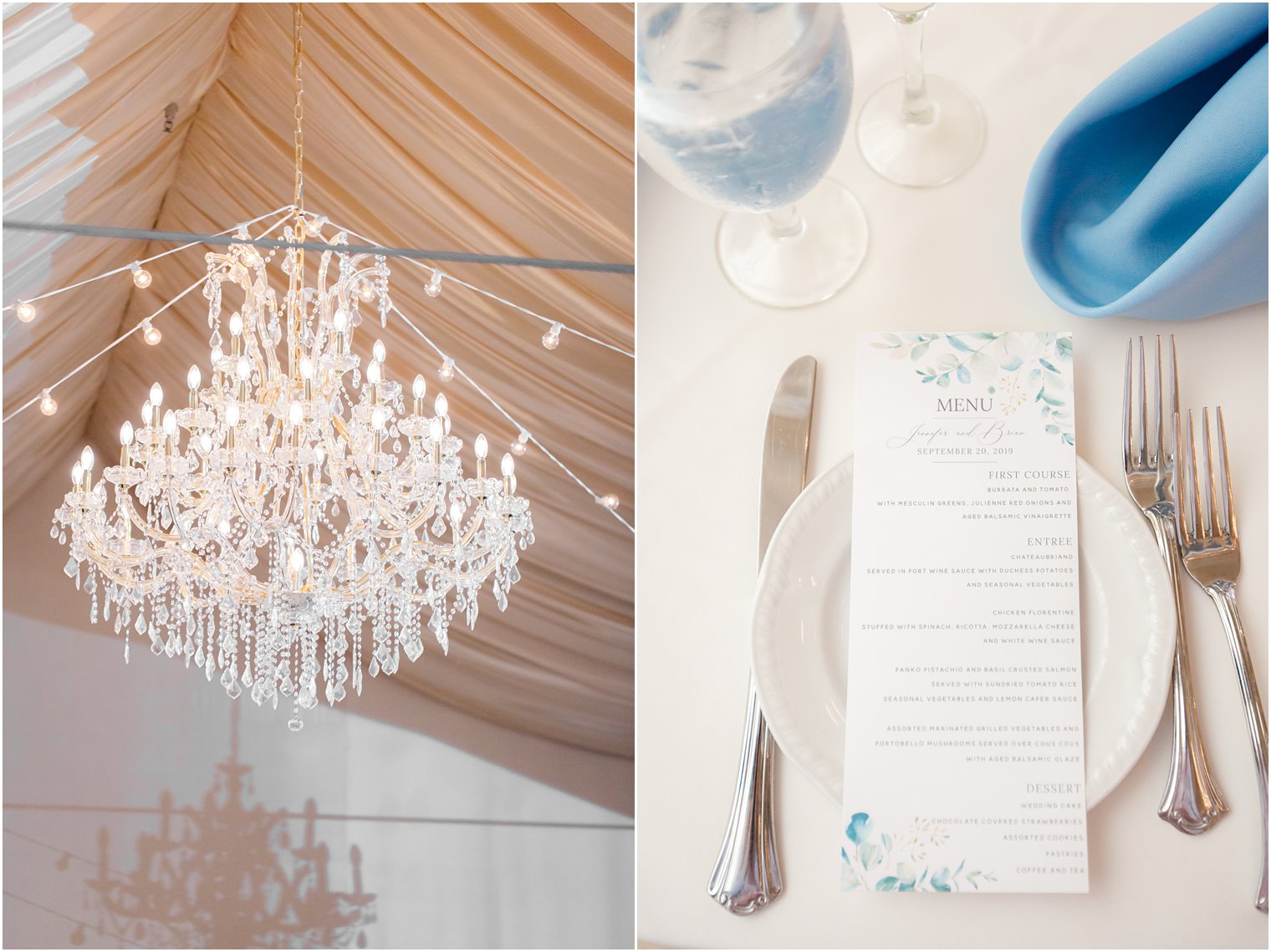 elegant Bridgeview Yacht Club wedding reception inspiration