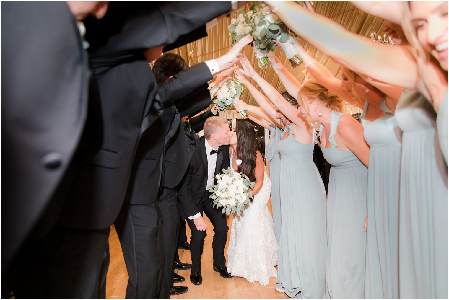 Bridgeview Yacht Club wedding reception entrance