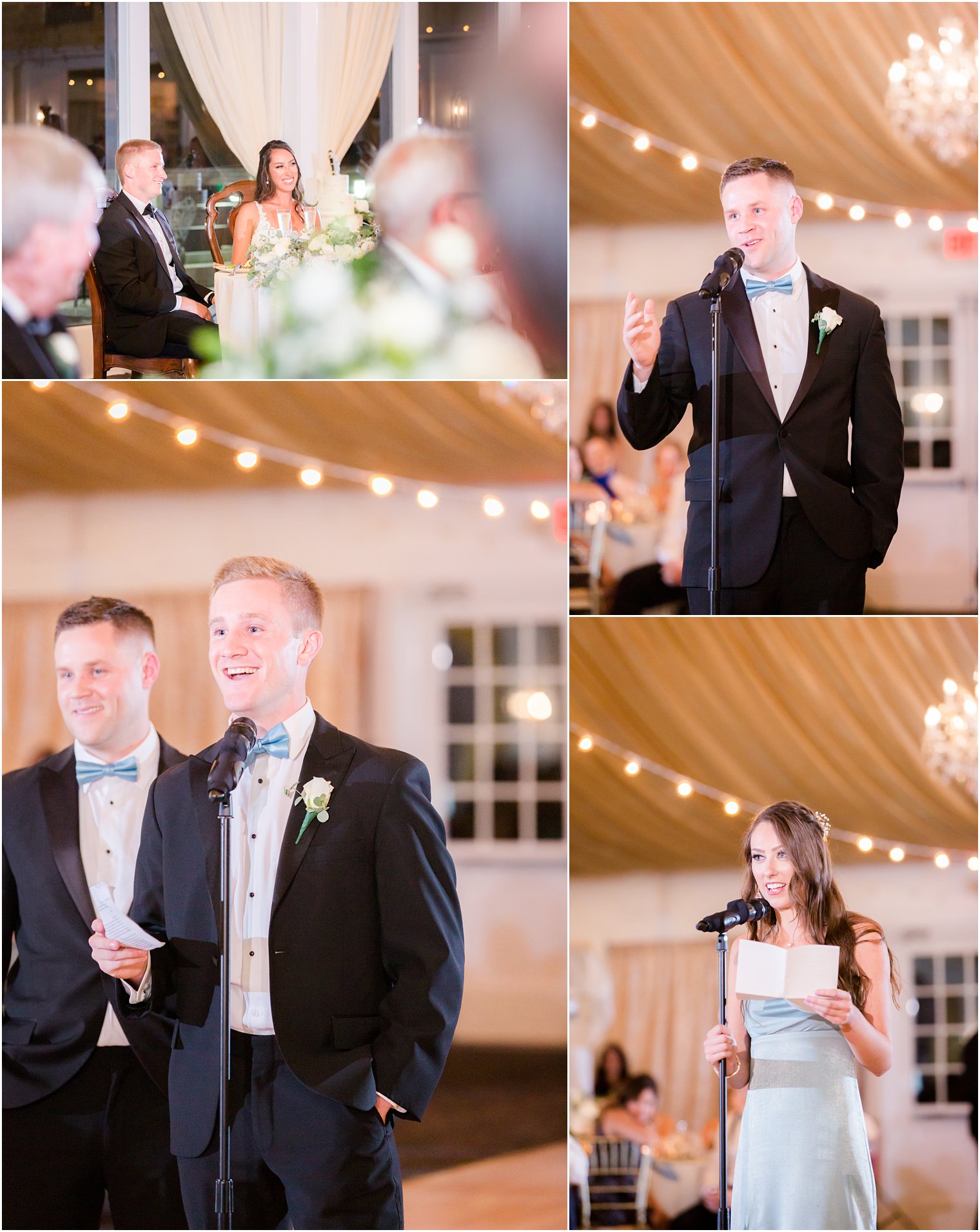 wedding toasts at Bridgeview Yacht Club