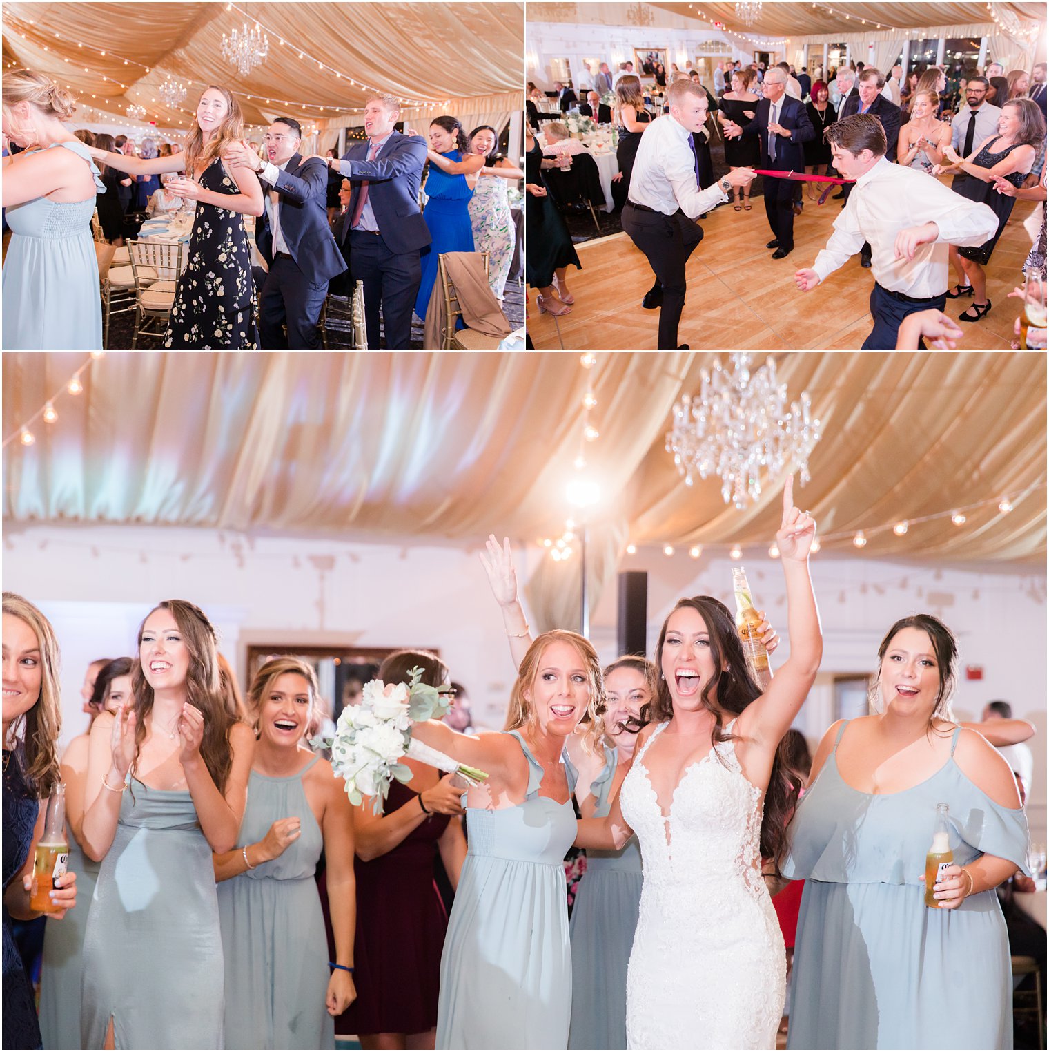 New Jersey wedding reception fun photographed by Idalia Photography