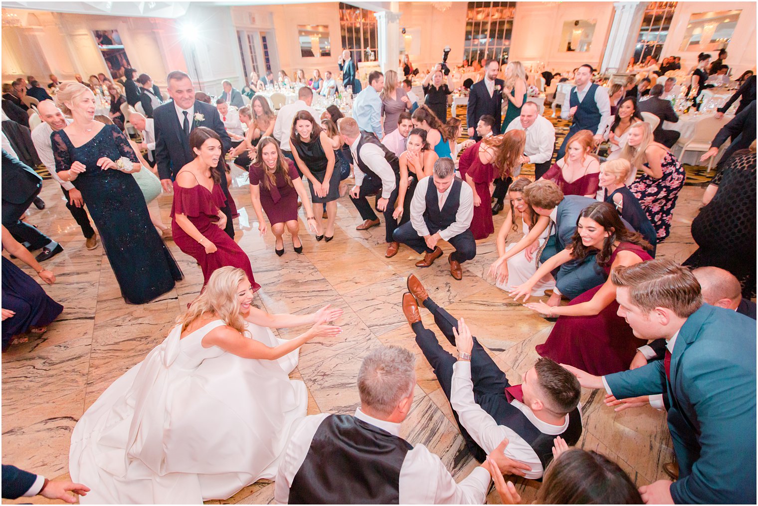 wedding reception dancing photographed by Idalia Photography