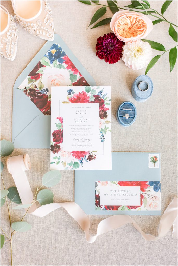 5 Tips for a Beautiful Wedding Invitation Flat Lay - NJ Wedding ...