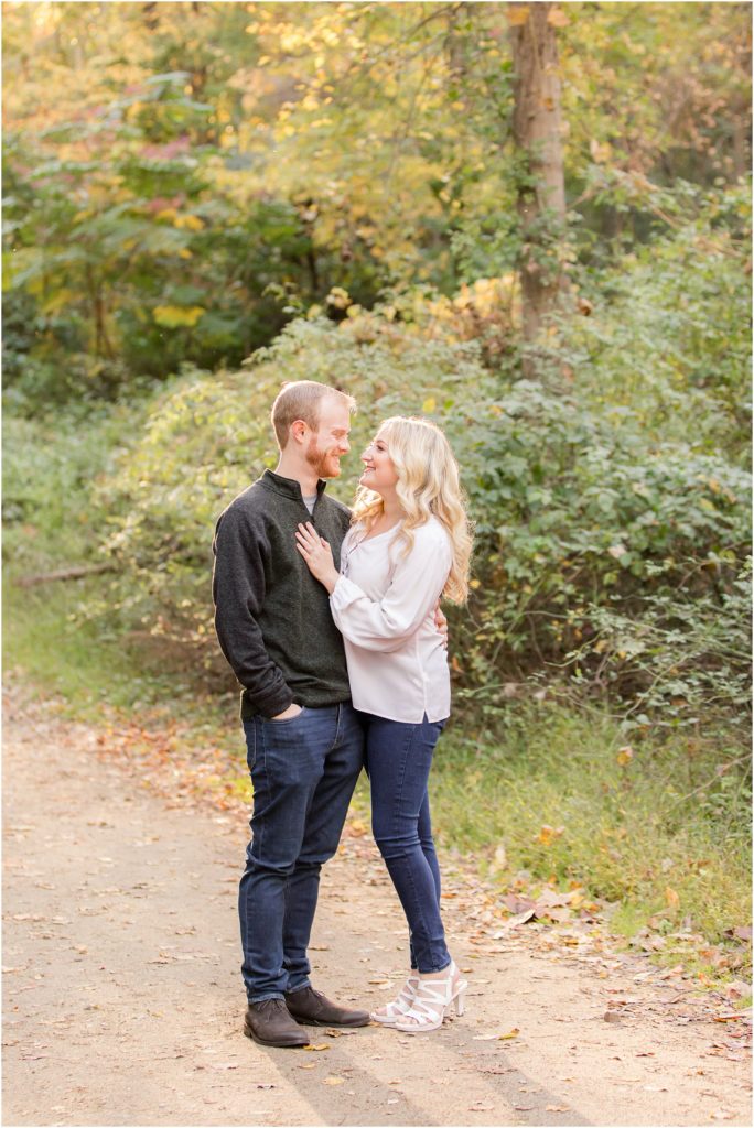 NJ Fall Engagement Session | Ramapo Reservation Engagement Photos