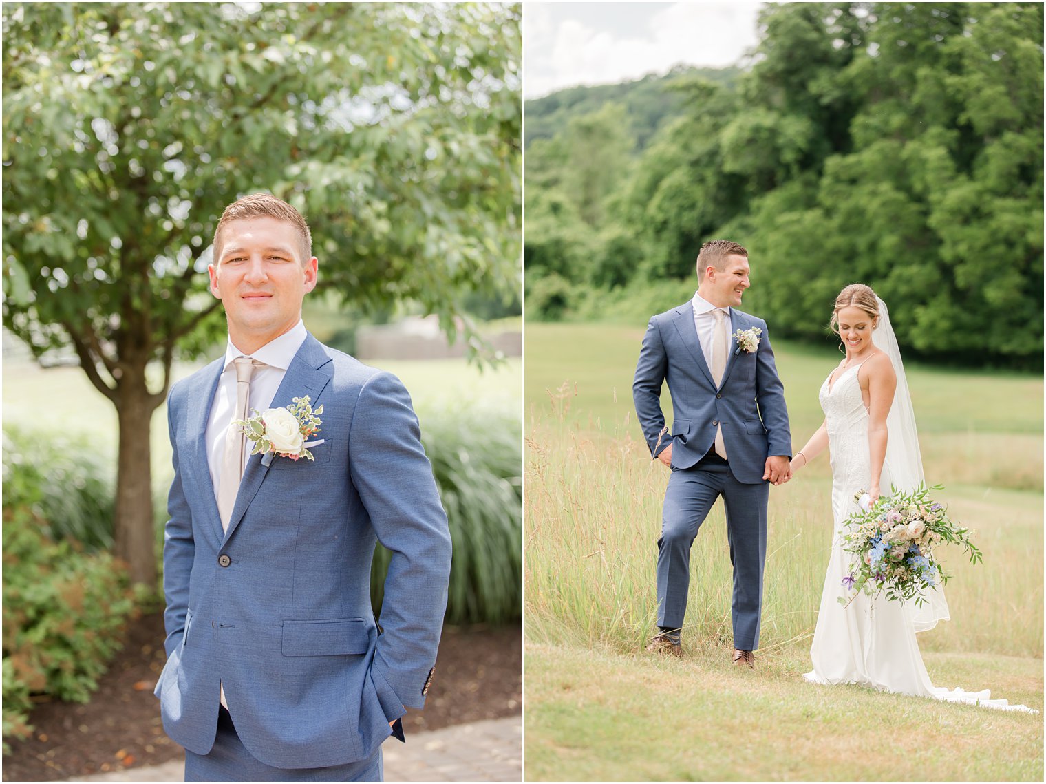 Minerals Resort wedding portraits of bride and groom