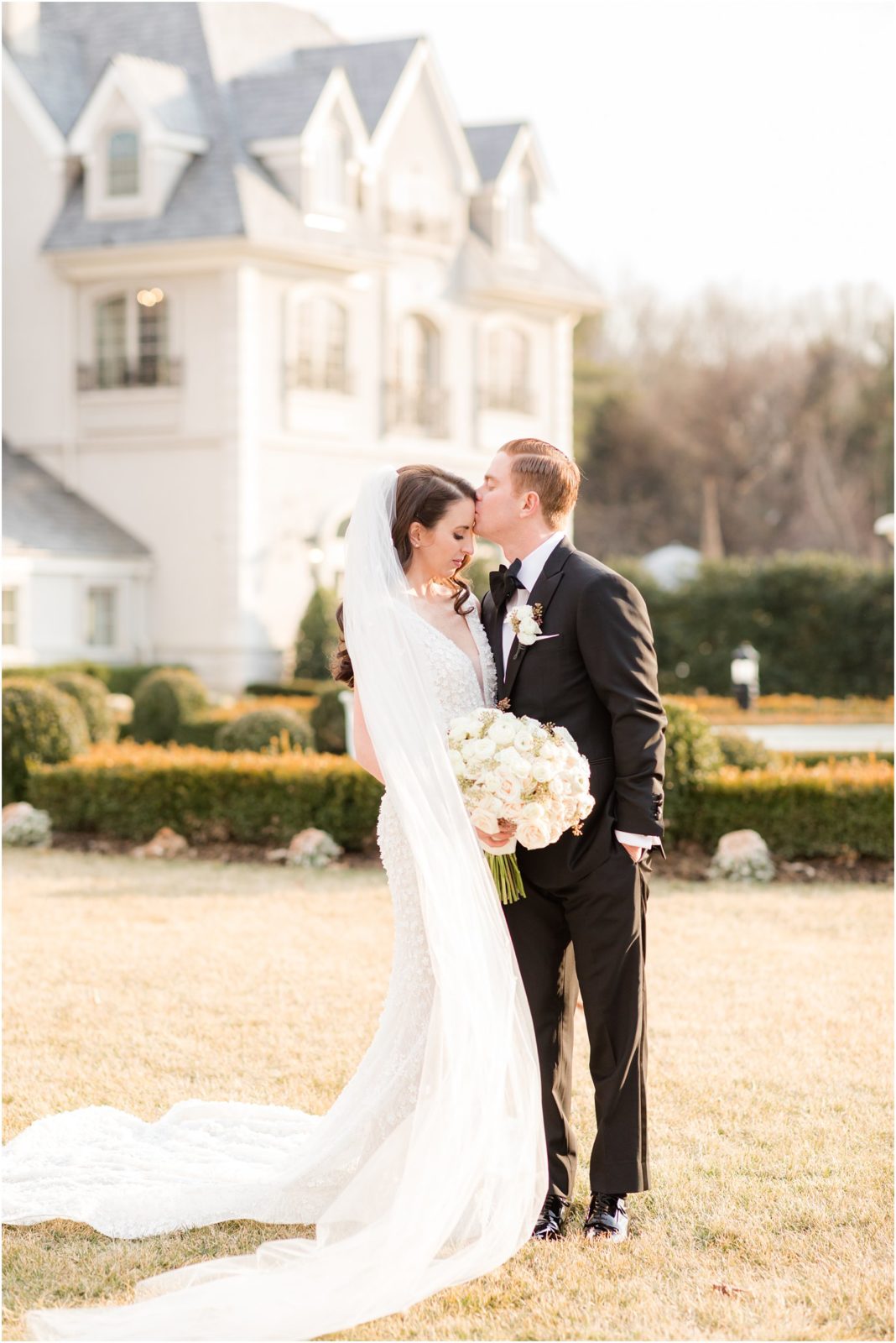 Park Chateau Winter Wedding with Pastel Details