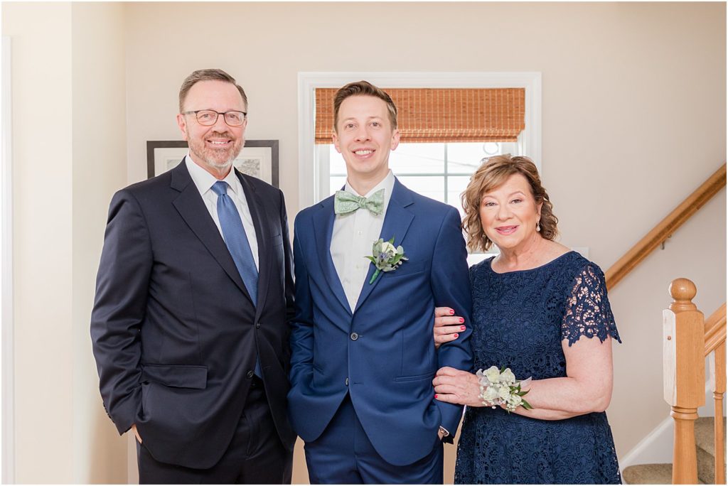 Belmar Fishing Club Wedding Day with Beach Wedding Portraits