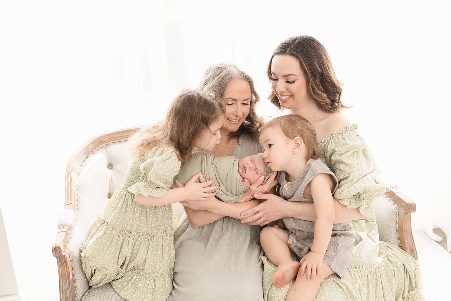 grandmother and her family 