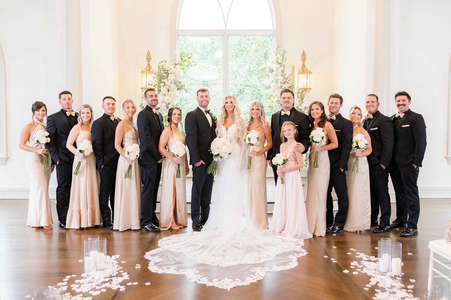 groom and bride with their courtship 