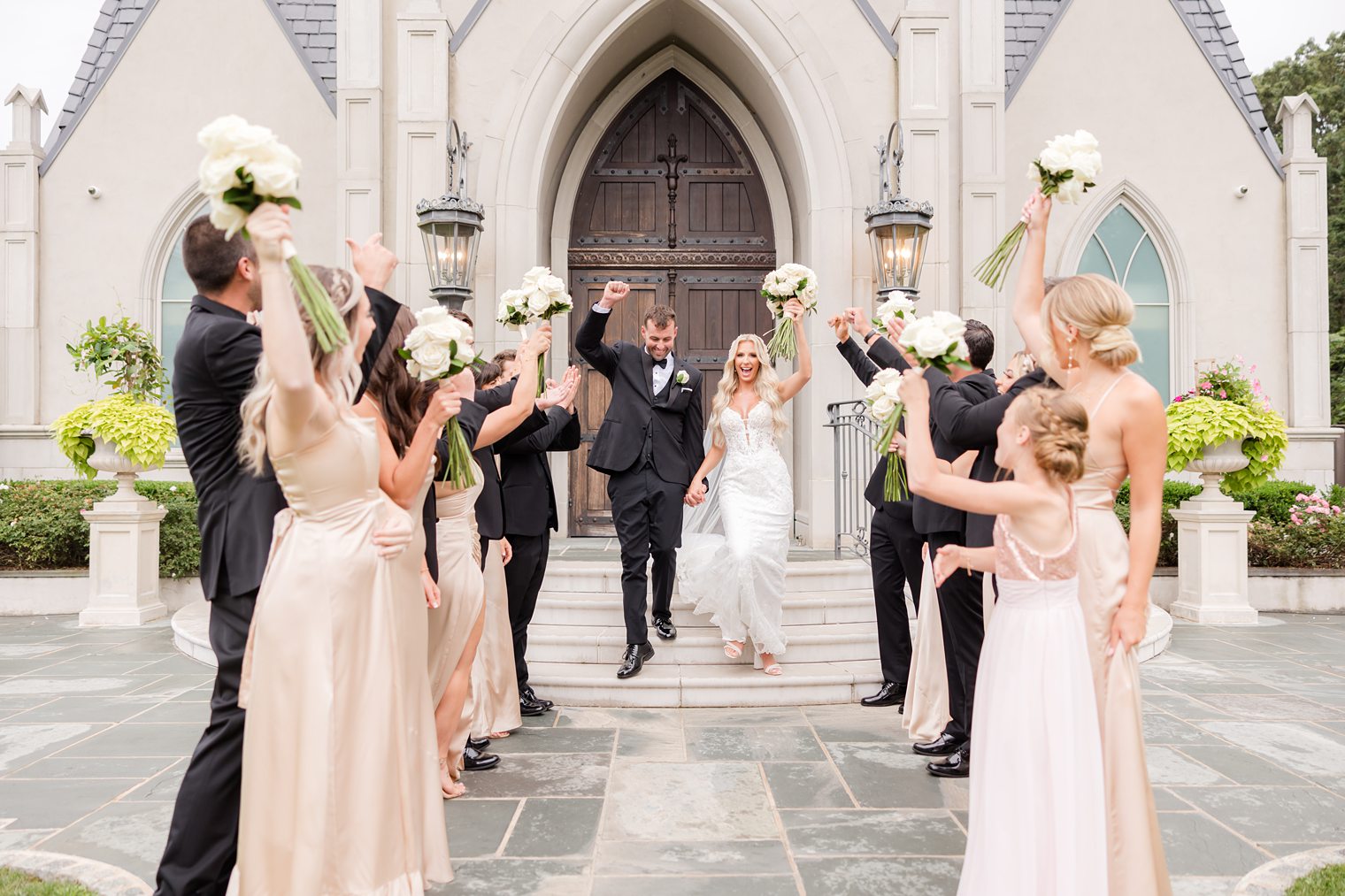 groom and bride celebrating their moment with their courtship 