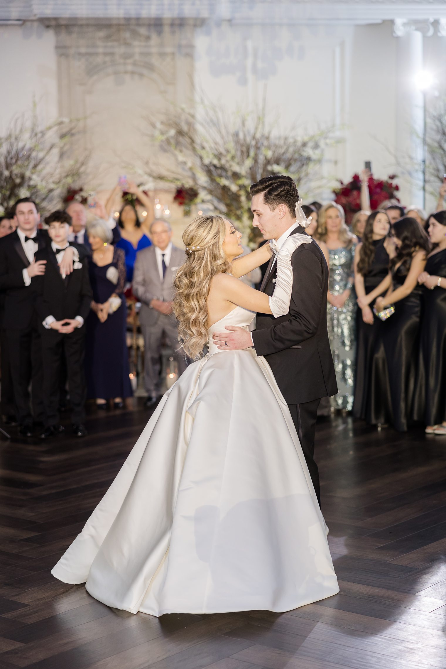 first dance as husband and wife at Park Chateau 