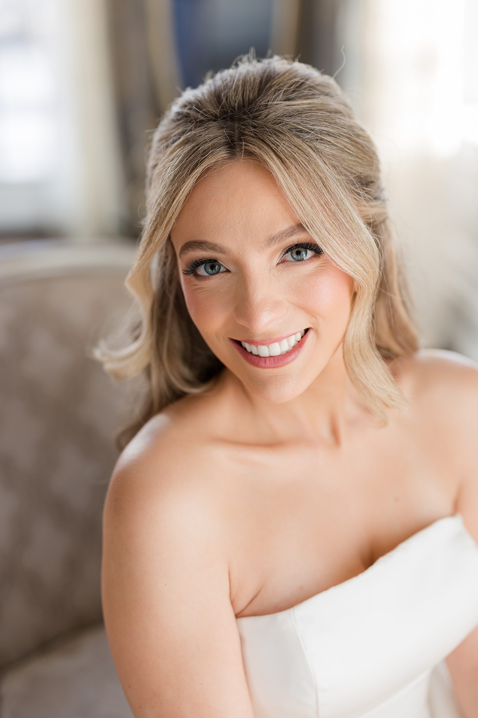 beautiful bride's portrait at Park Chateau 