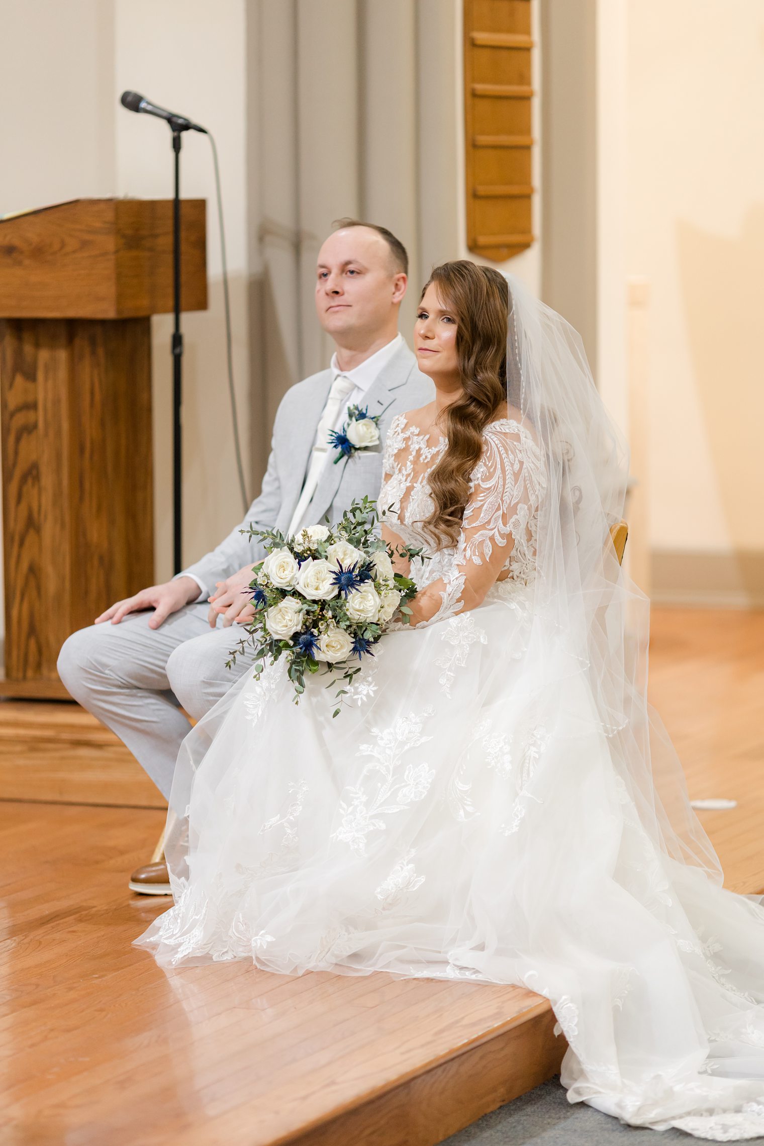 groom and bride enjoying their ceremony