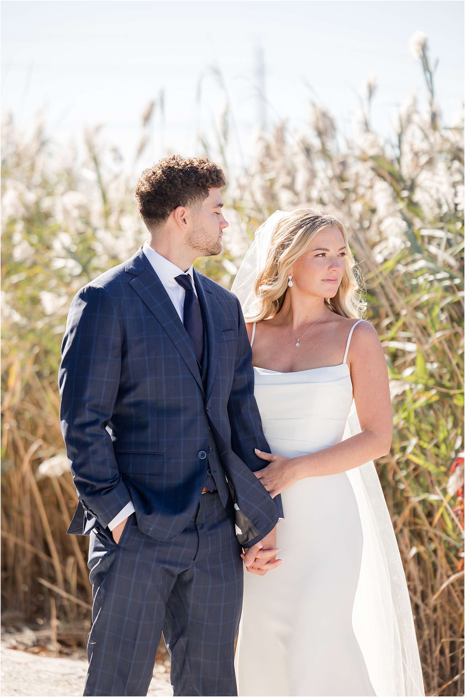 bride and groom portrait