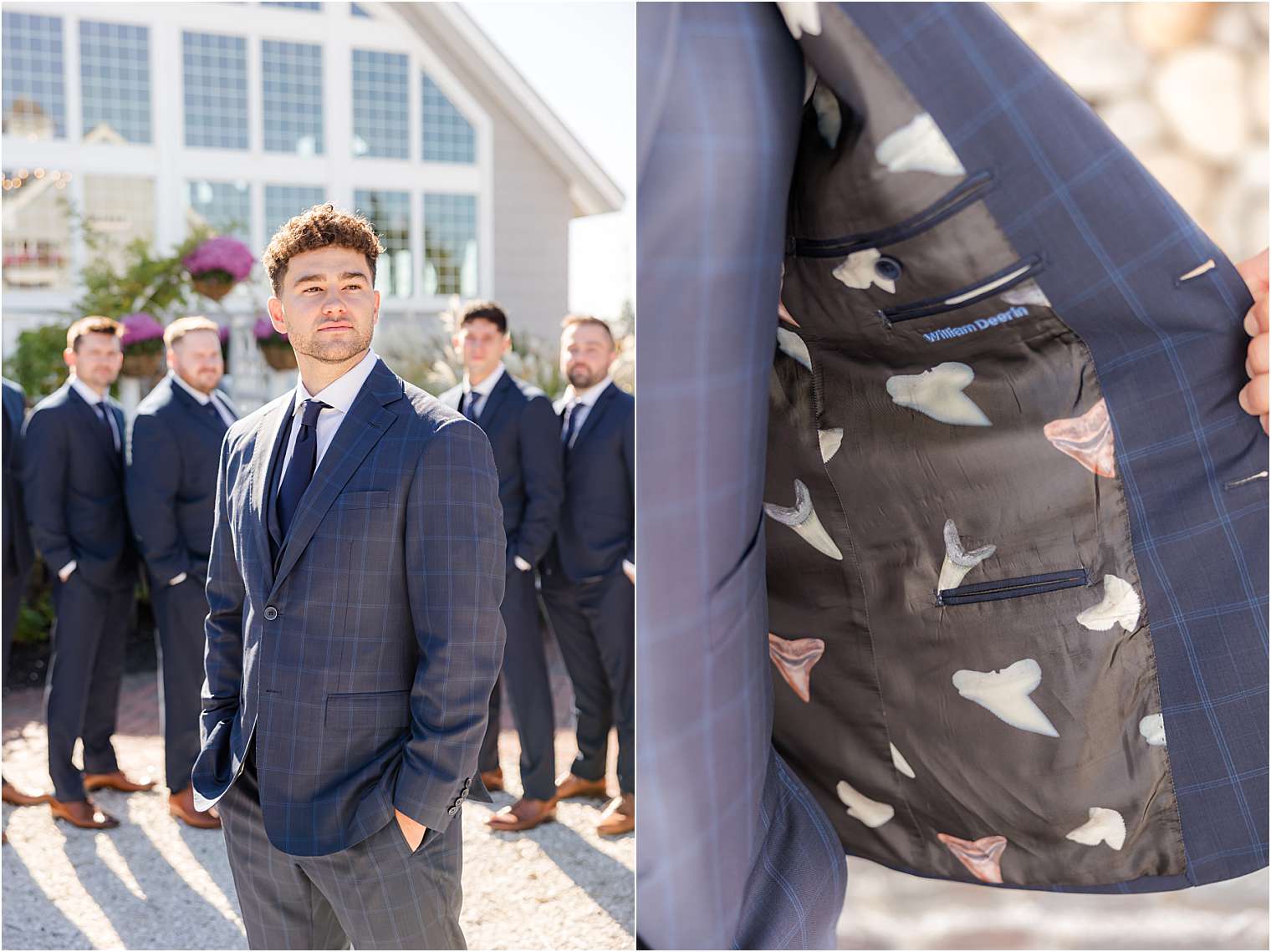 groom with his groomsmen