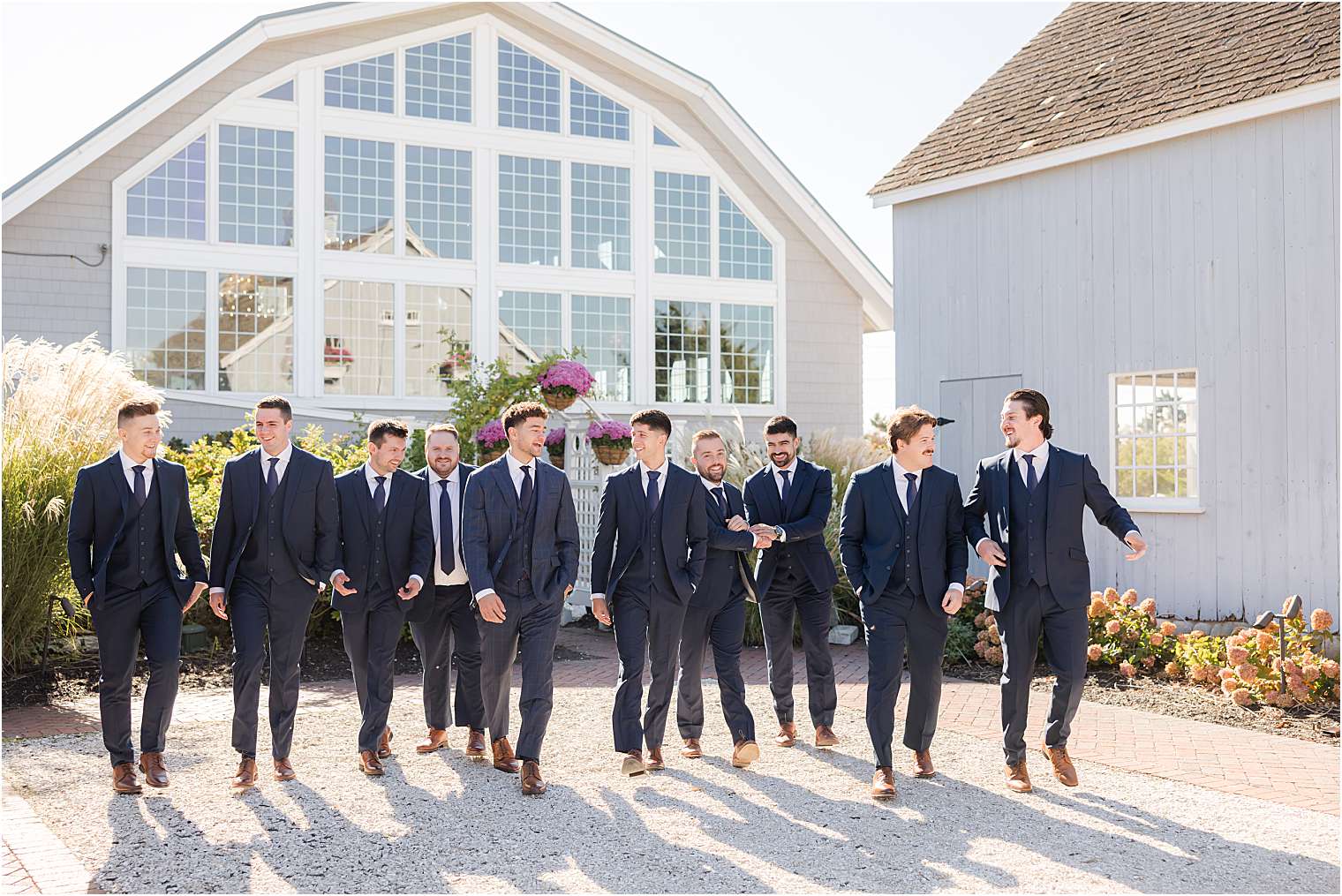 groom with his groomsmen