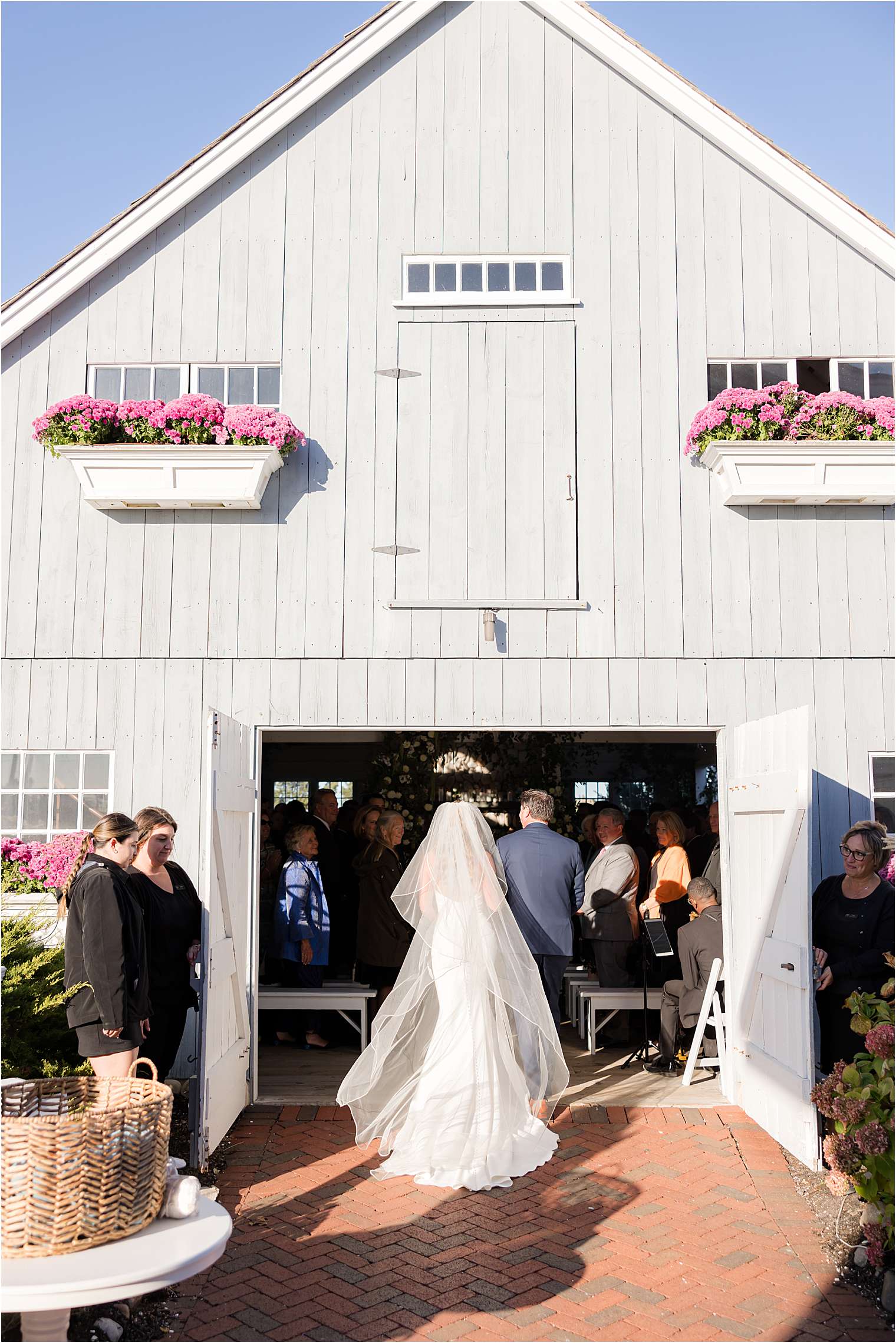 bride walking down the aisle