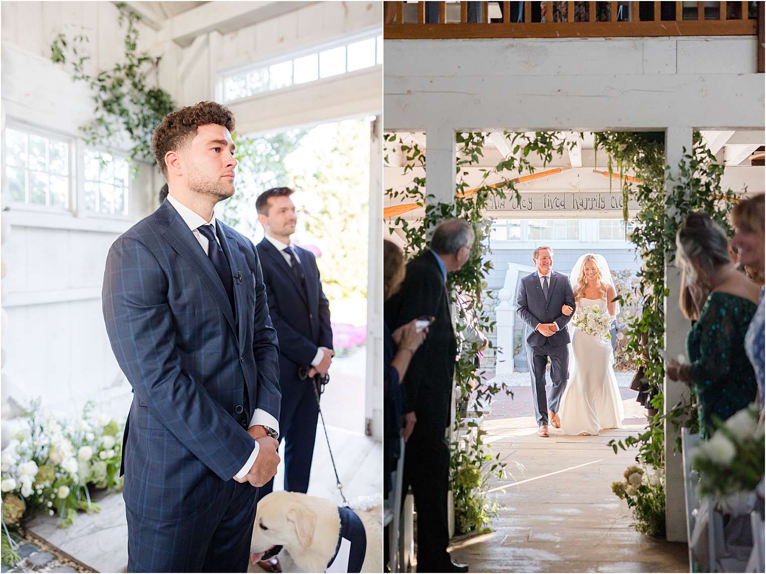 bride walking down the aisle