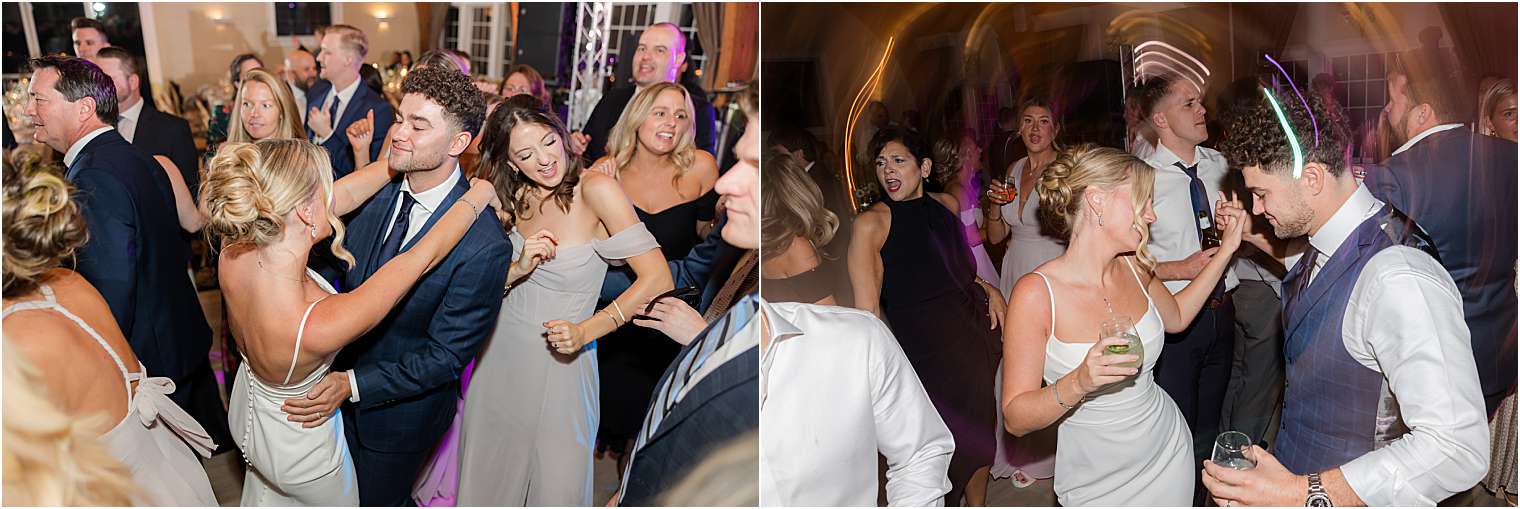 bride and groom on the dance floor