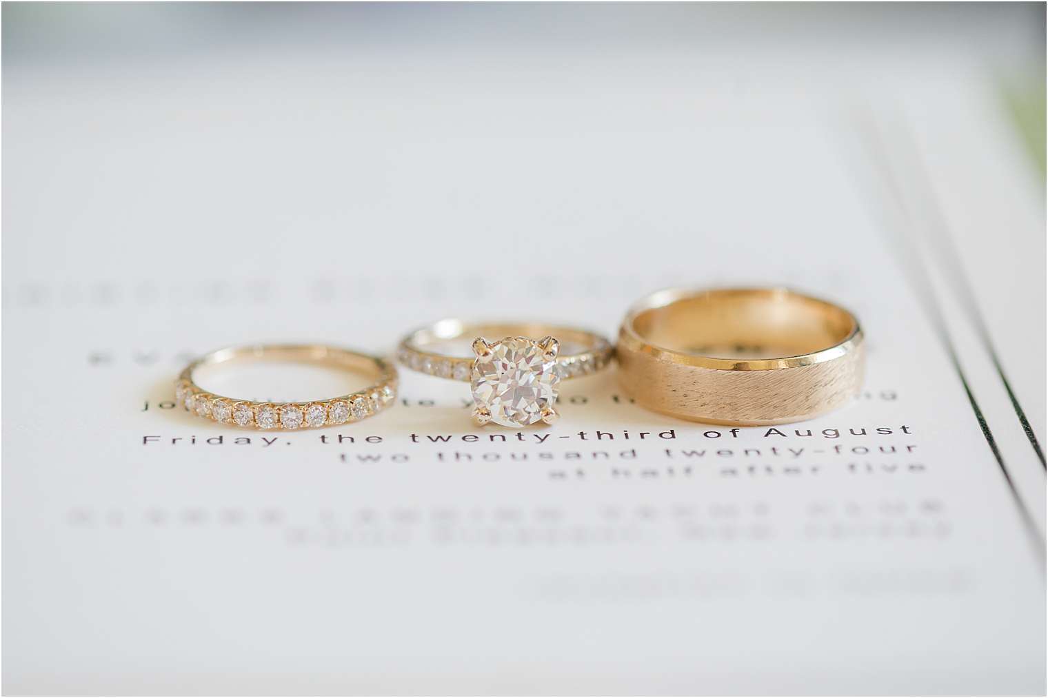 wedding rings details