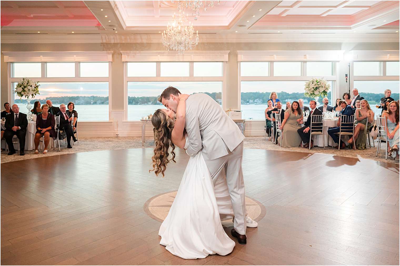 Newlyweds' first dance