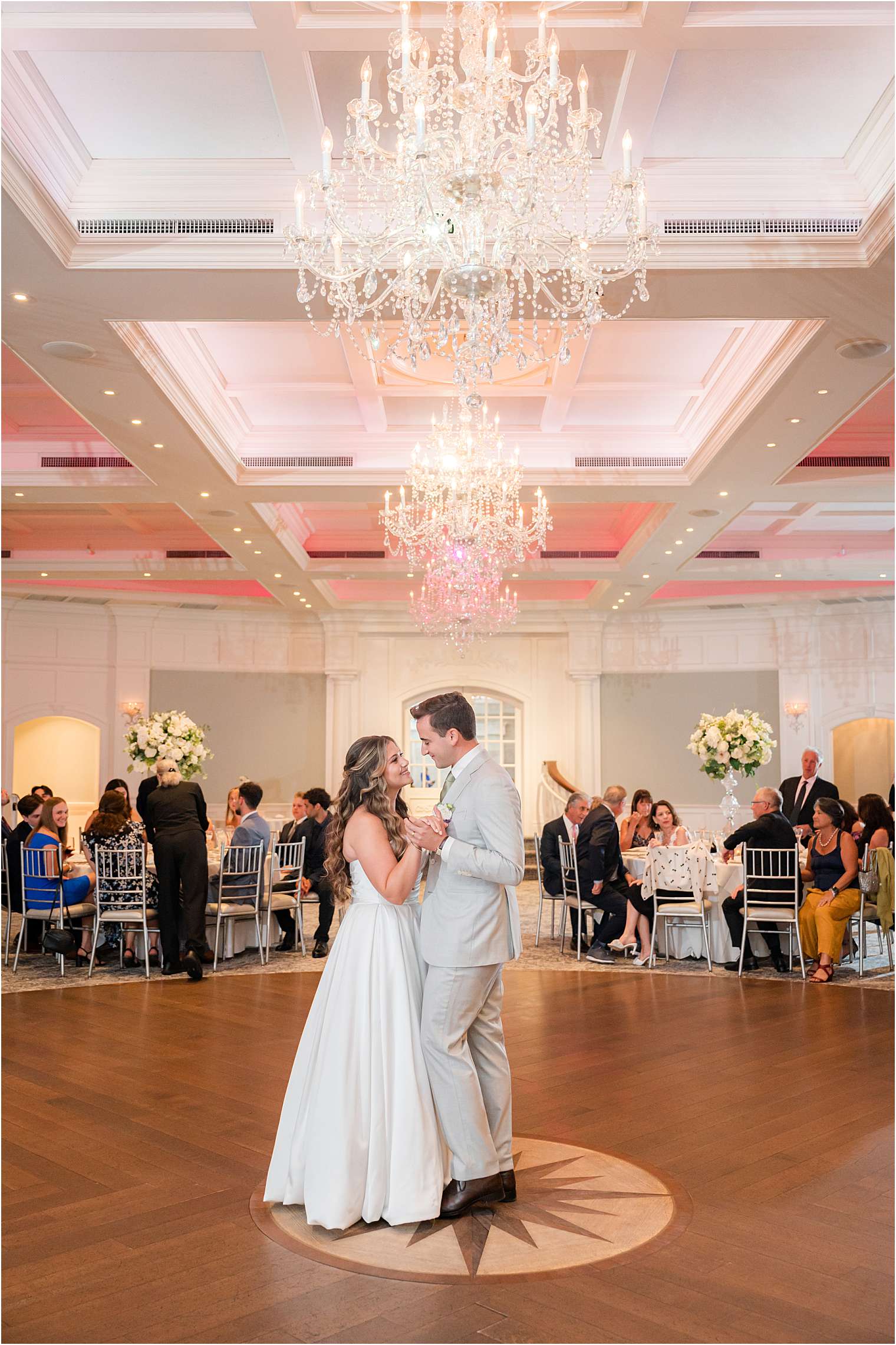 Newlyweds' first dance