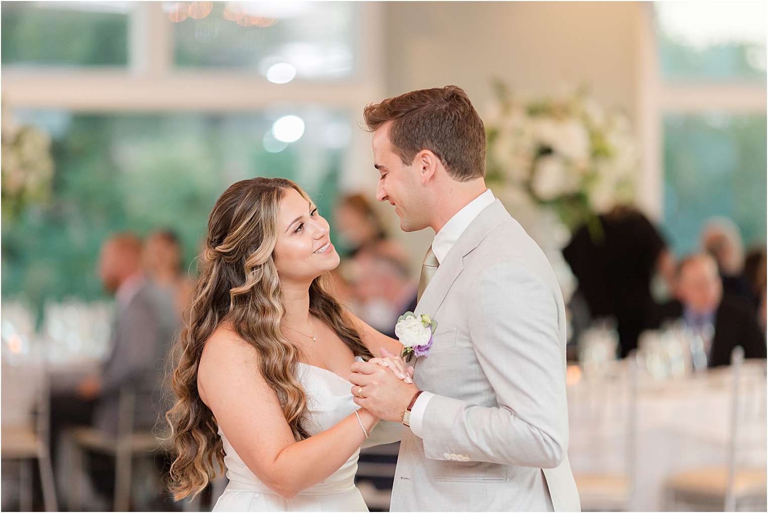 Newlyweds' first dance