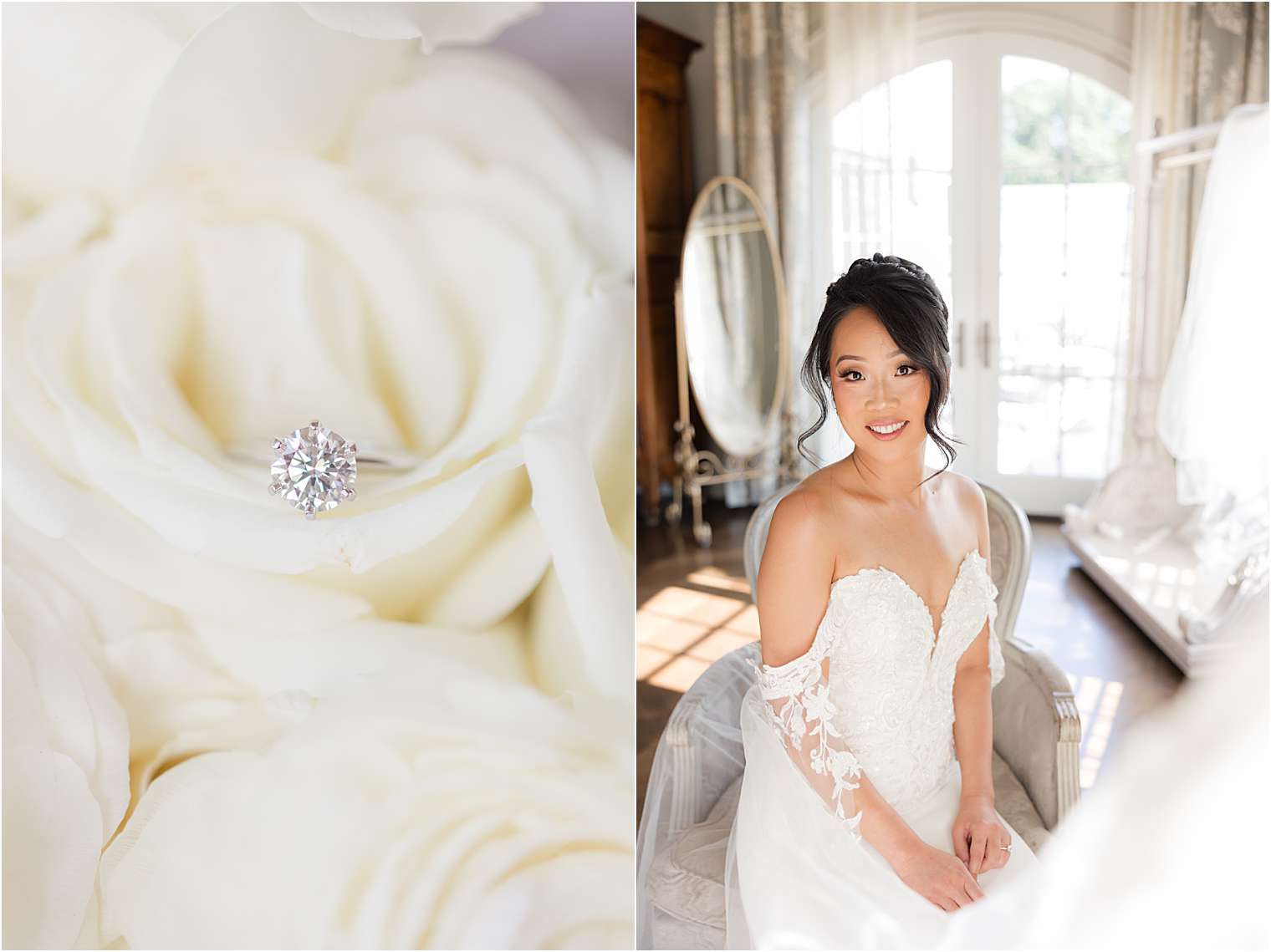 bride and ring details