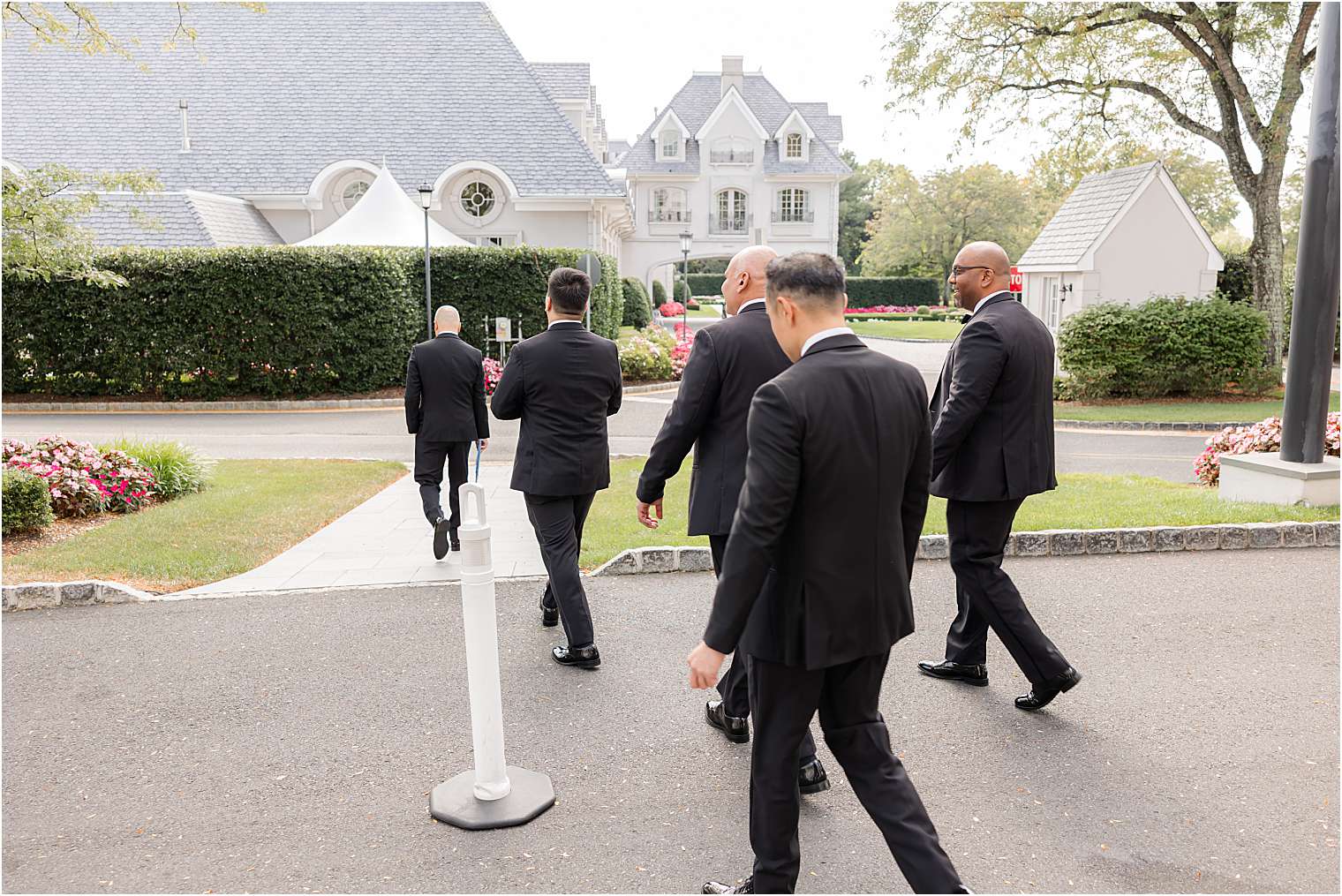 groom with his groomsmen