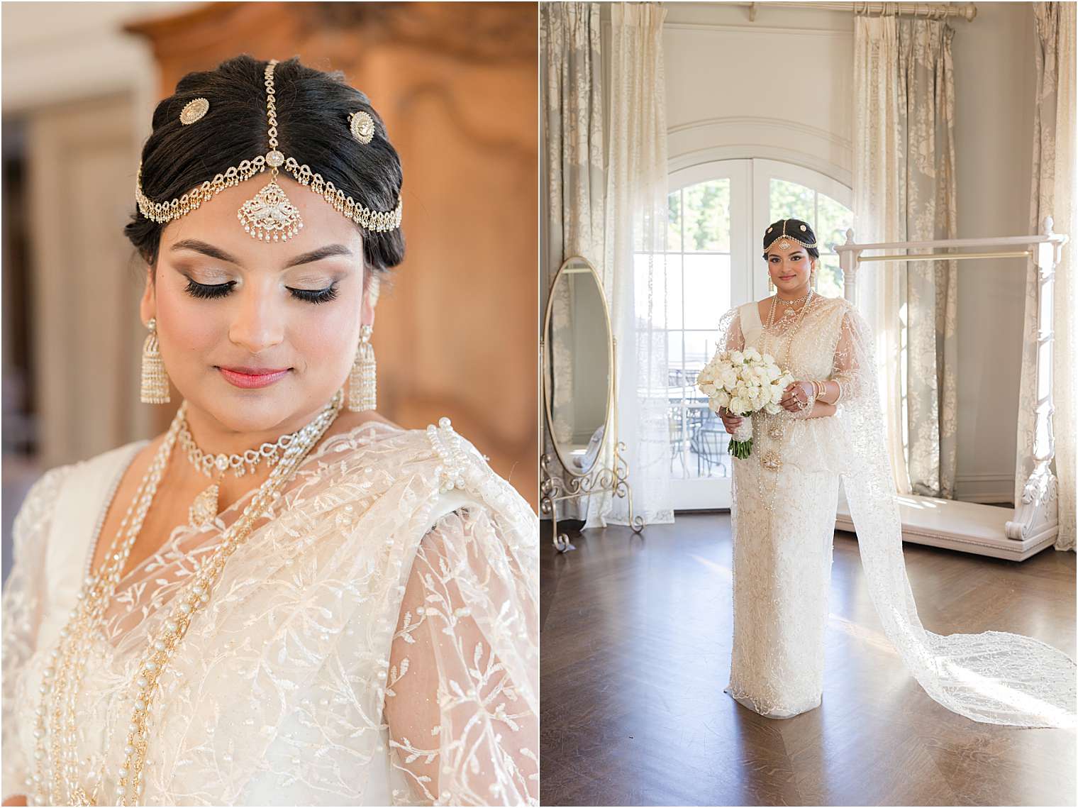 traditional bride portrait