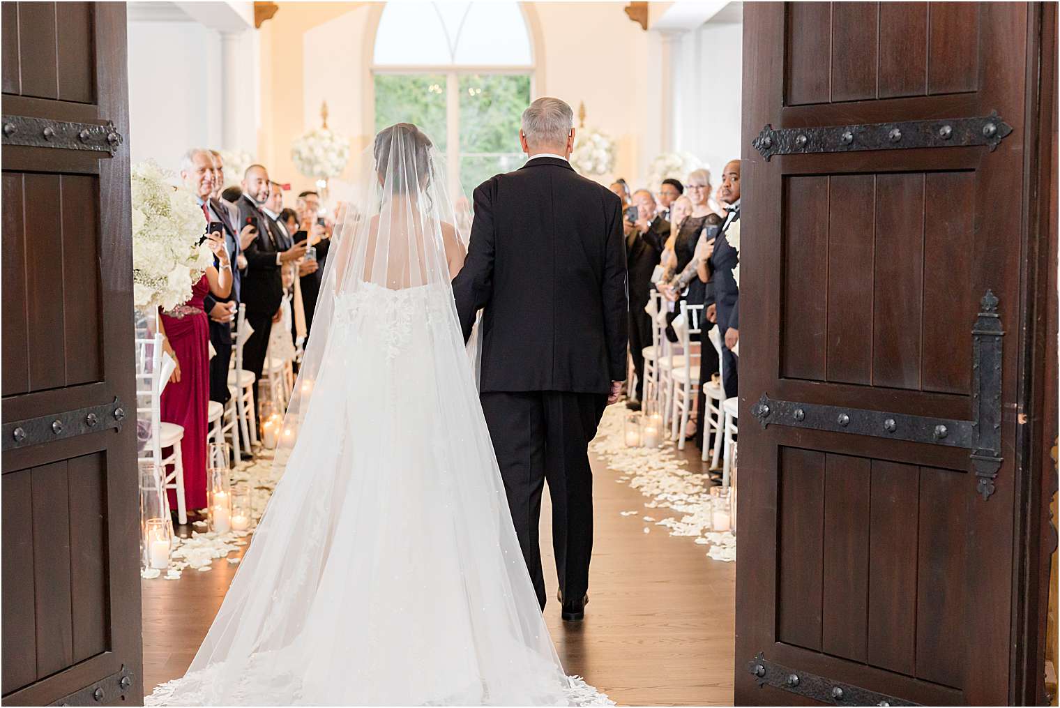 bride walking down the aisle