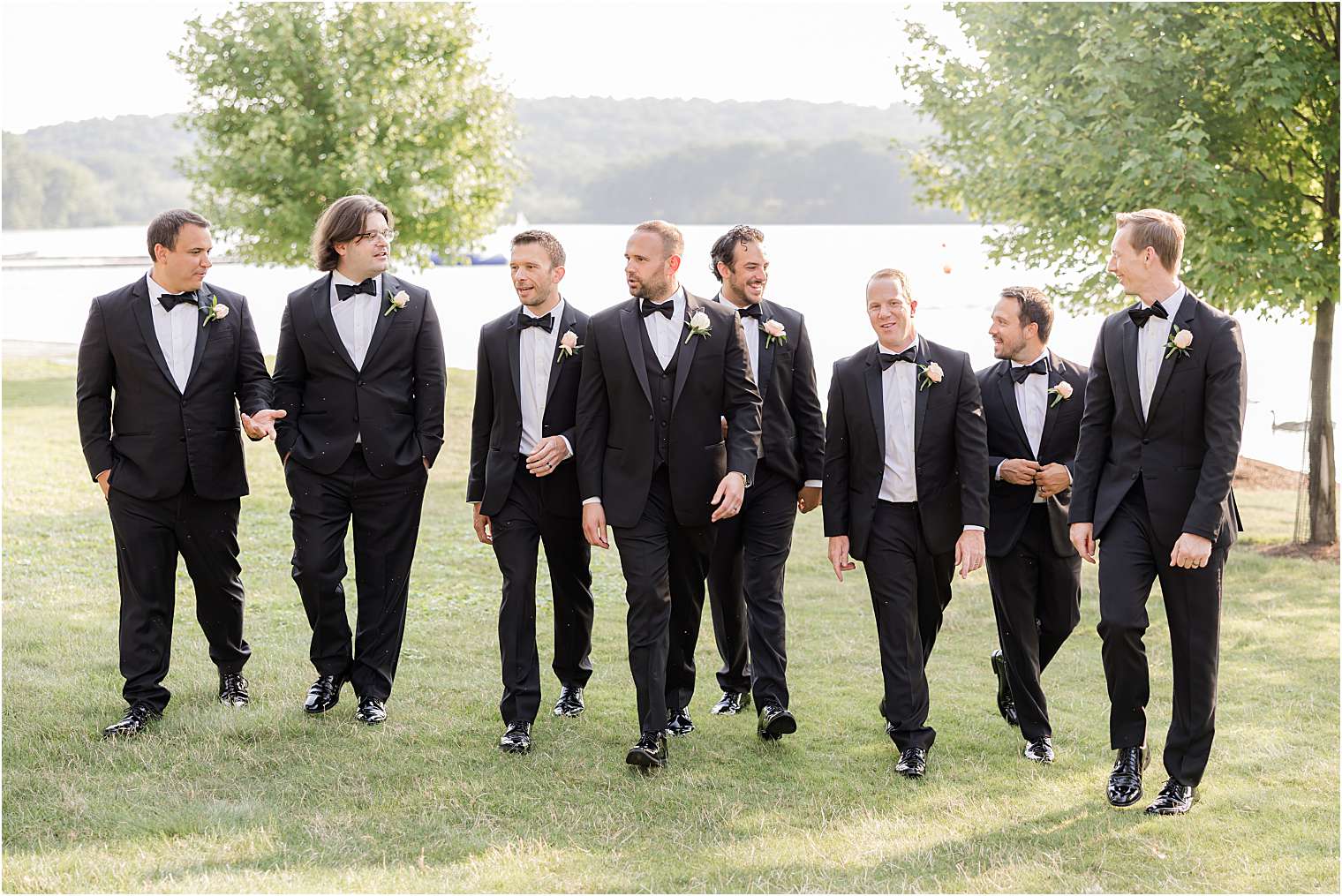 groom with his groomsmen