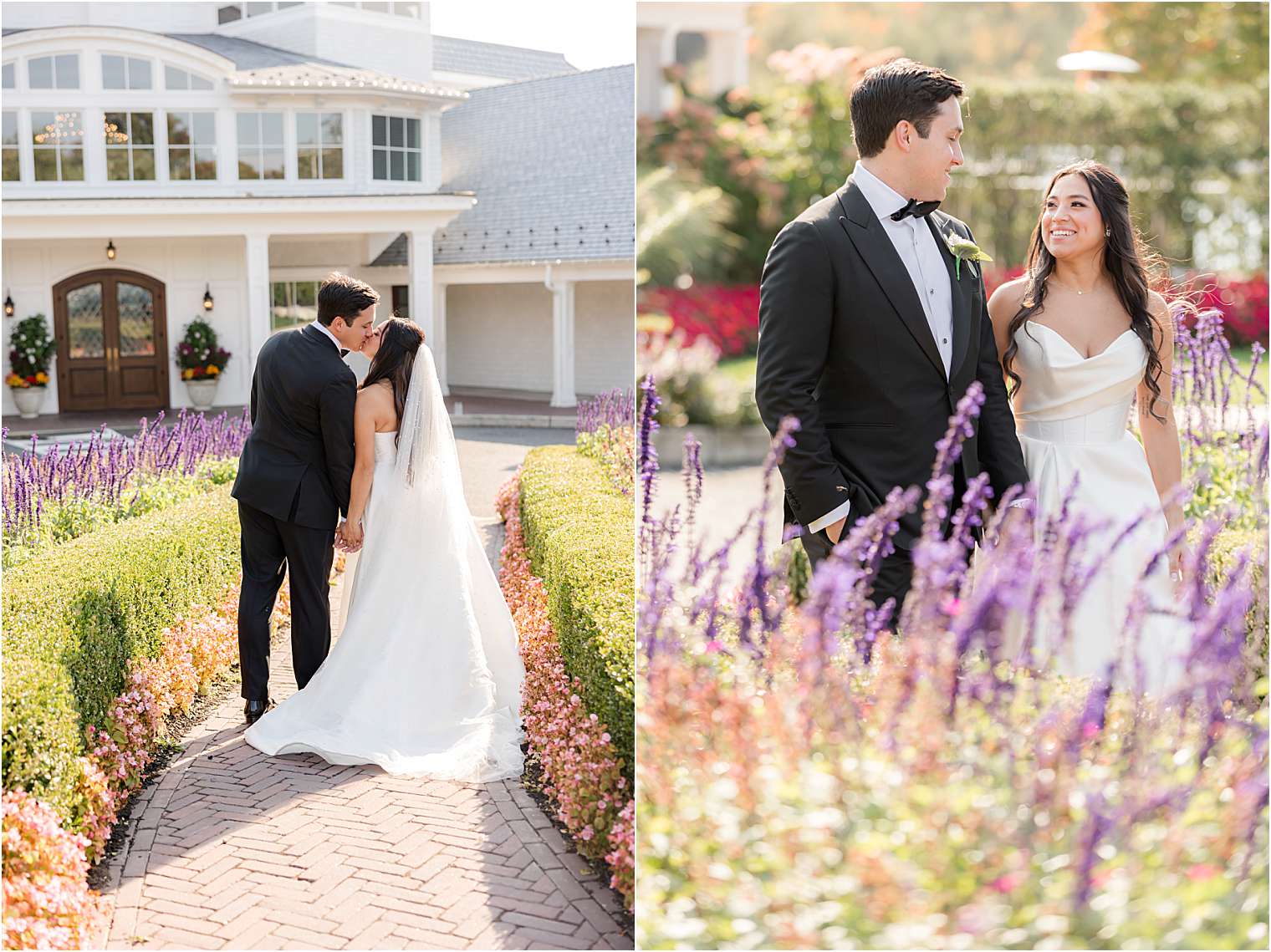 romantic couple in the gardens