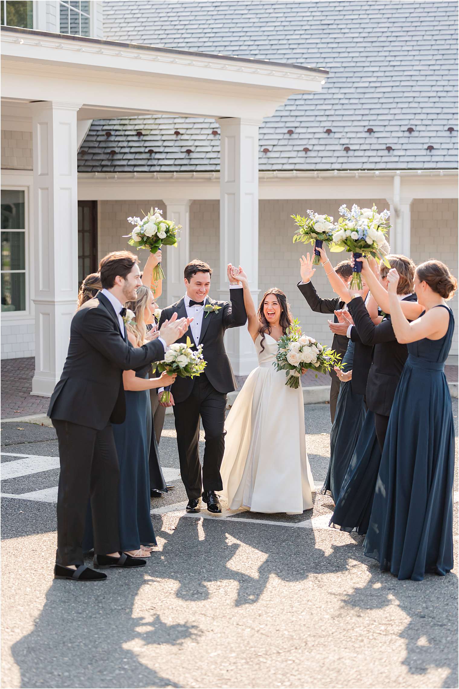 courtship cheering their friends