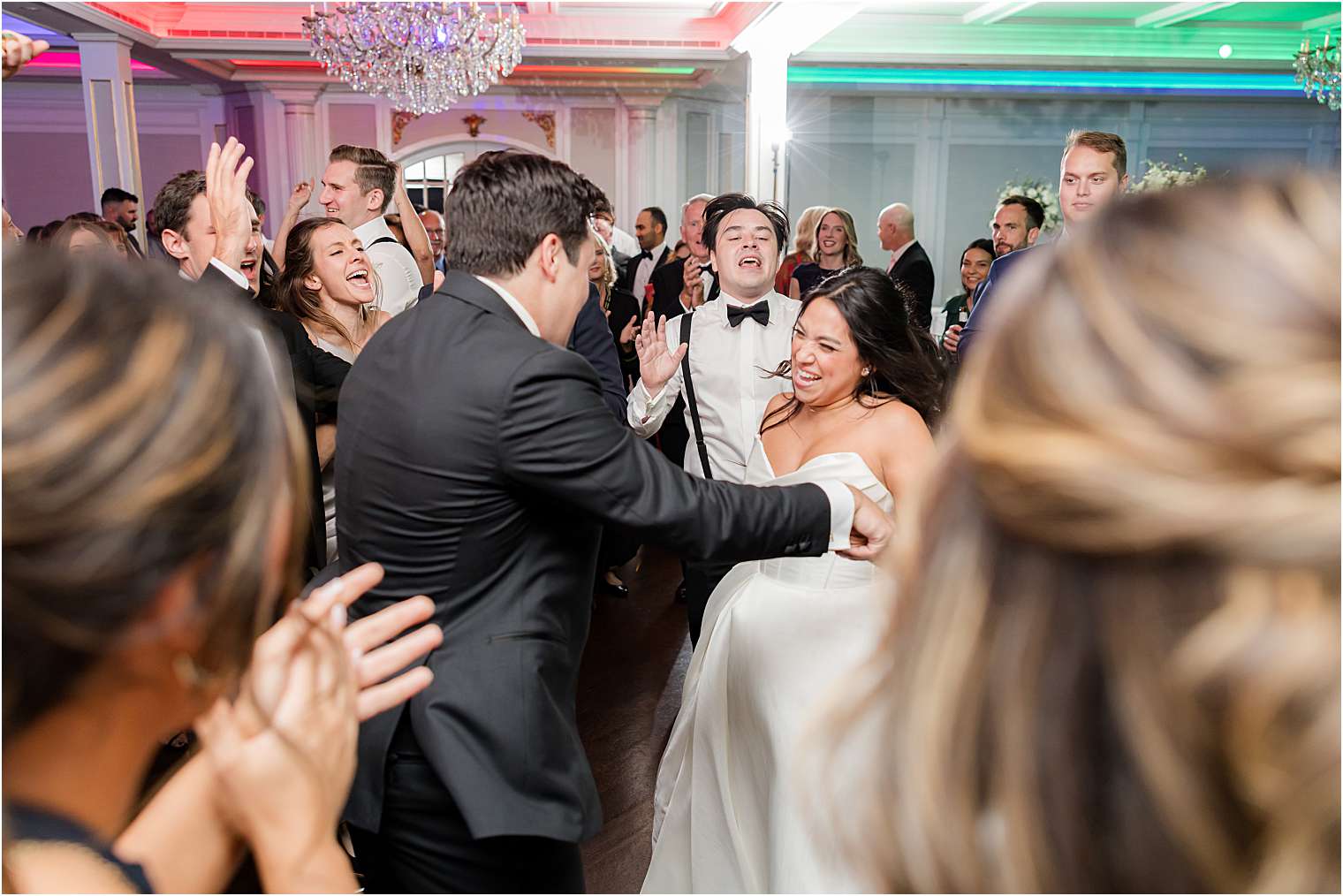 husband and wife dancing 