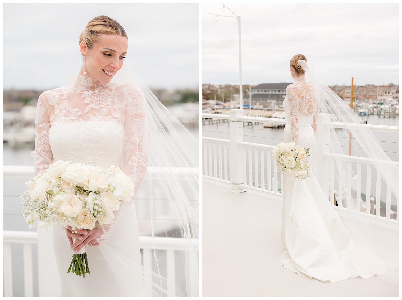 bride posing