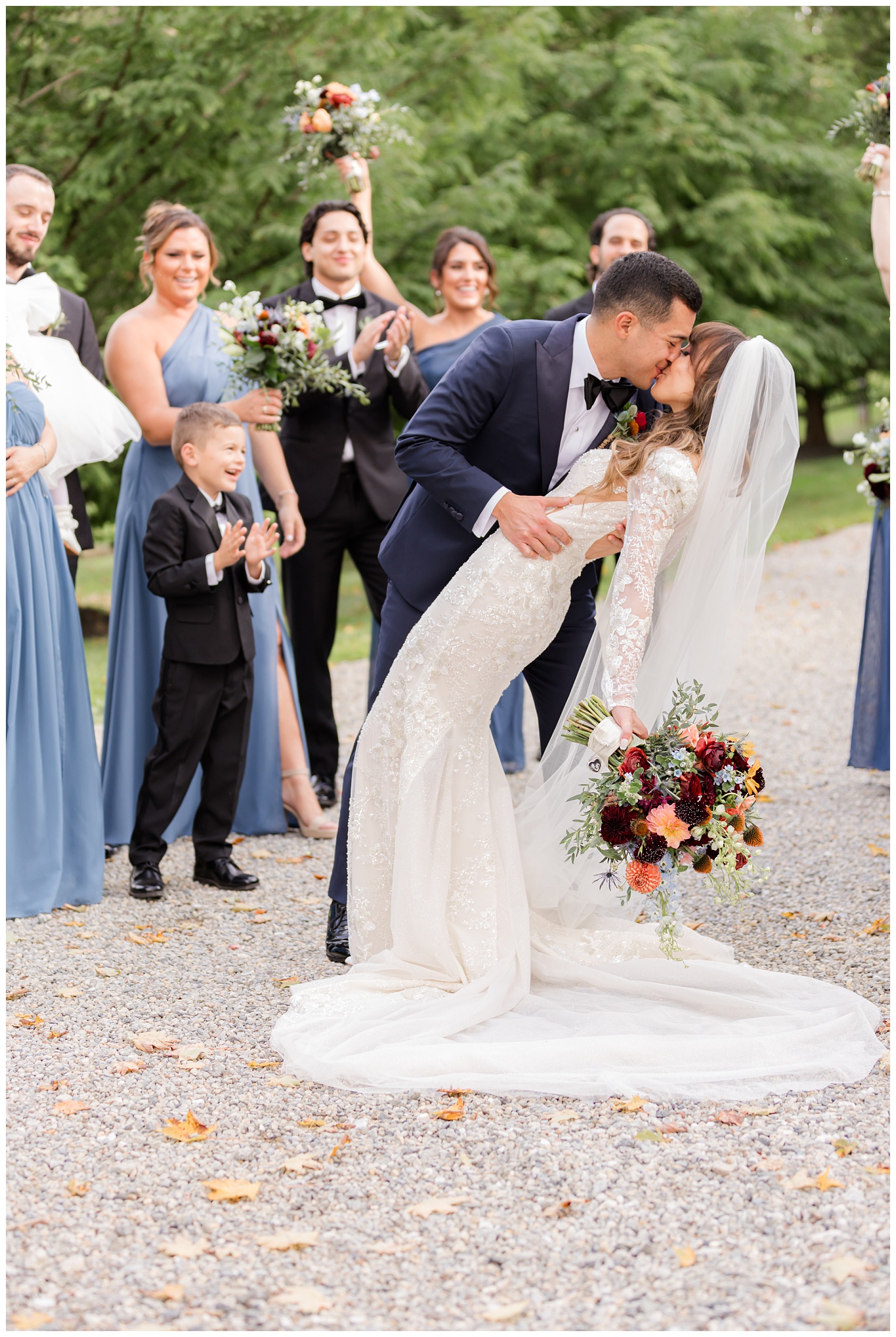 bride and groom with their courtship