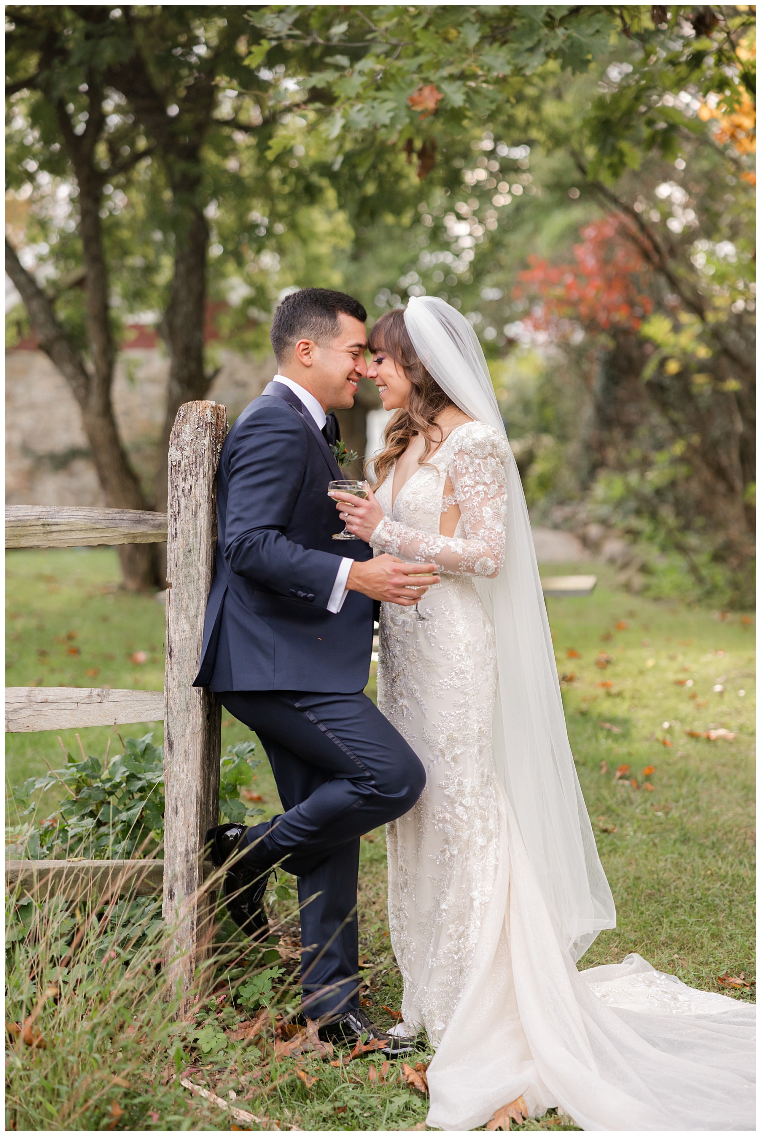 bride and groom portrait