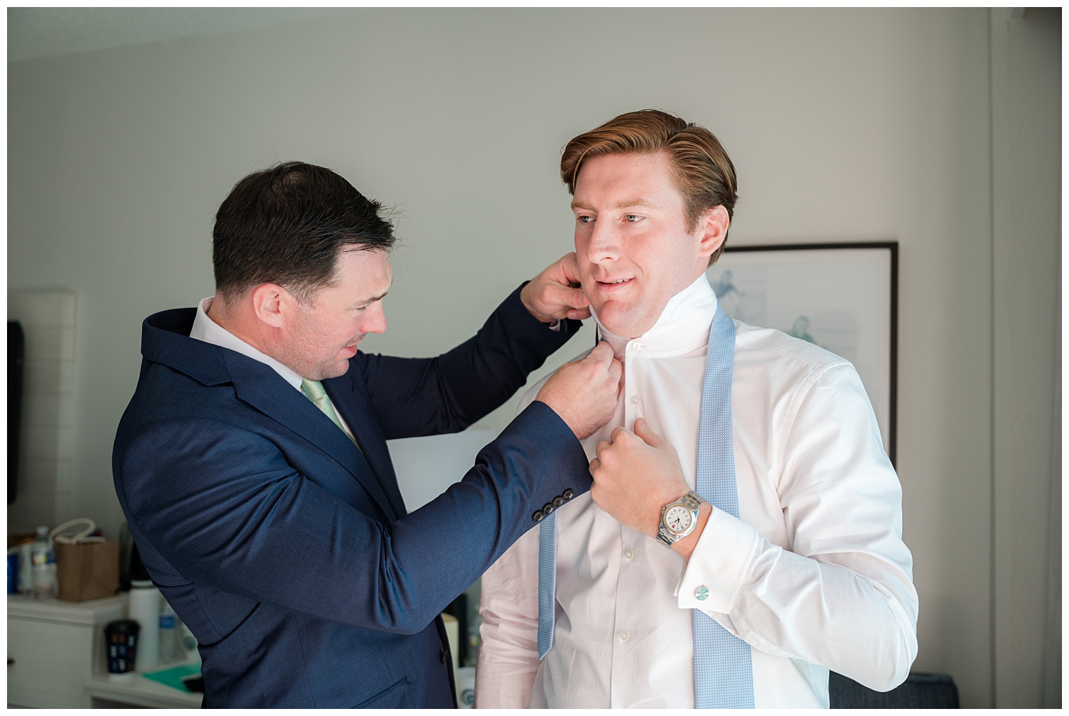 groom preparation