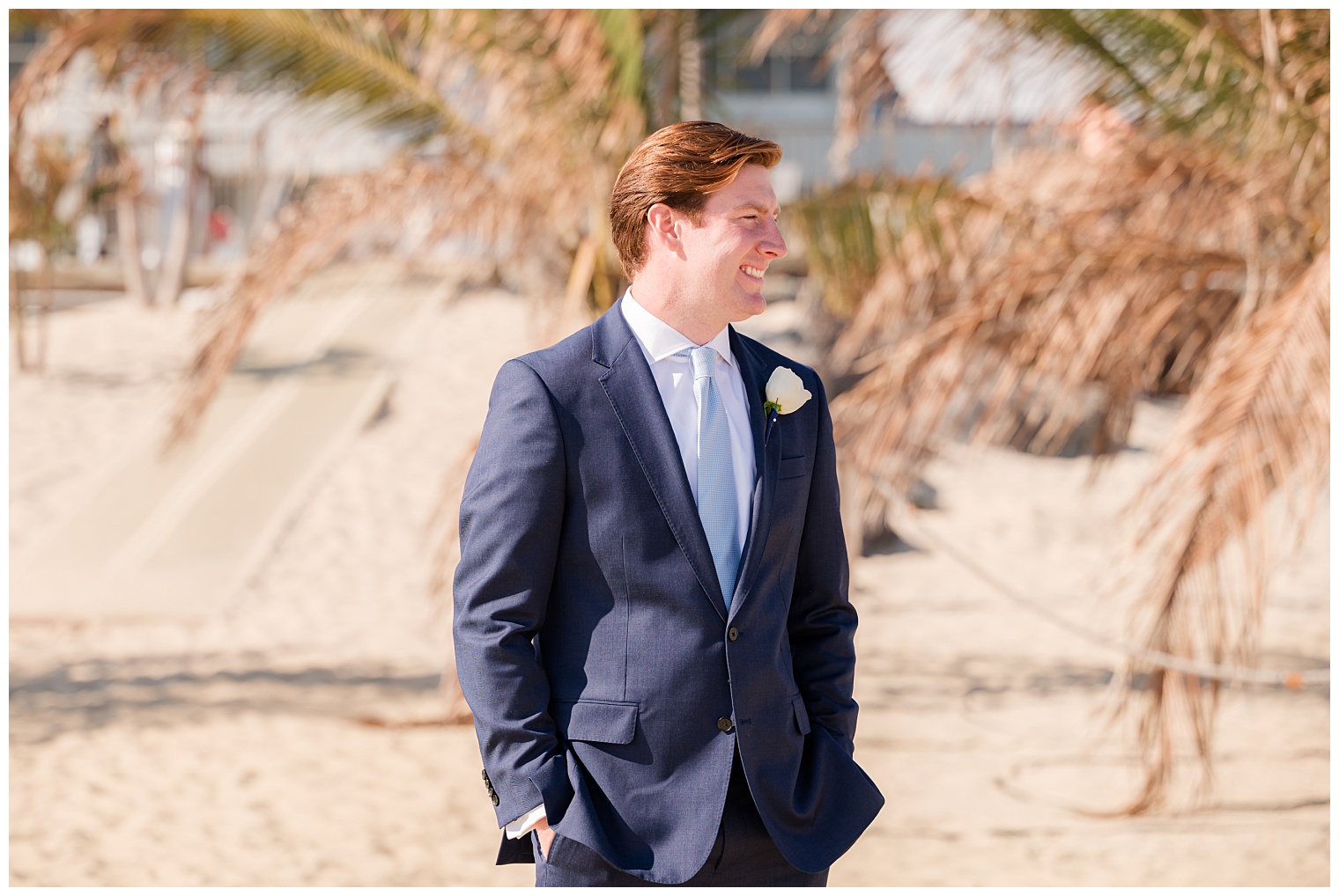 groom waiting for his bride